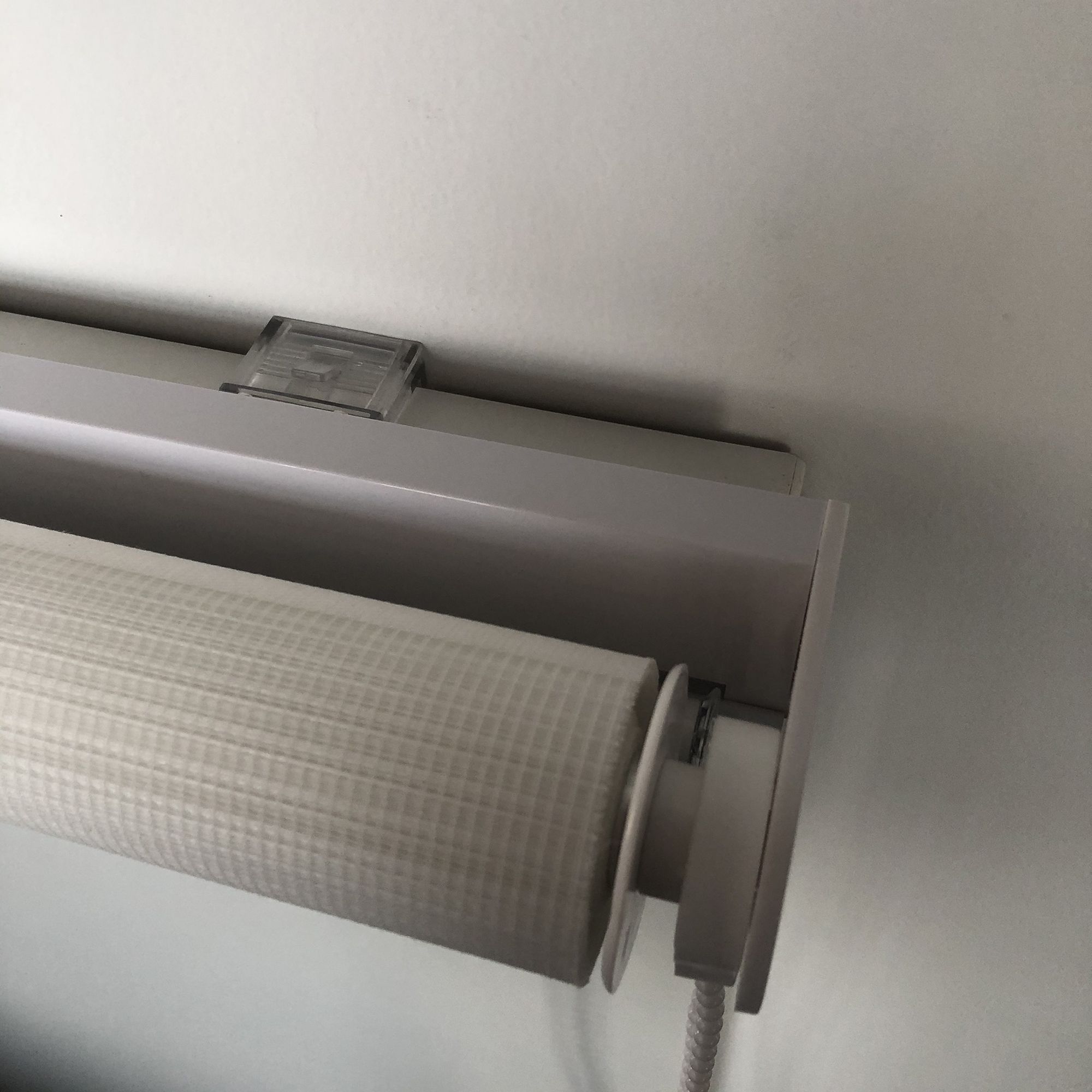Elin Corded White Plain Day & night Roller blind (W)60cm (L)180cm