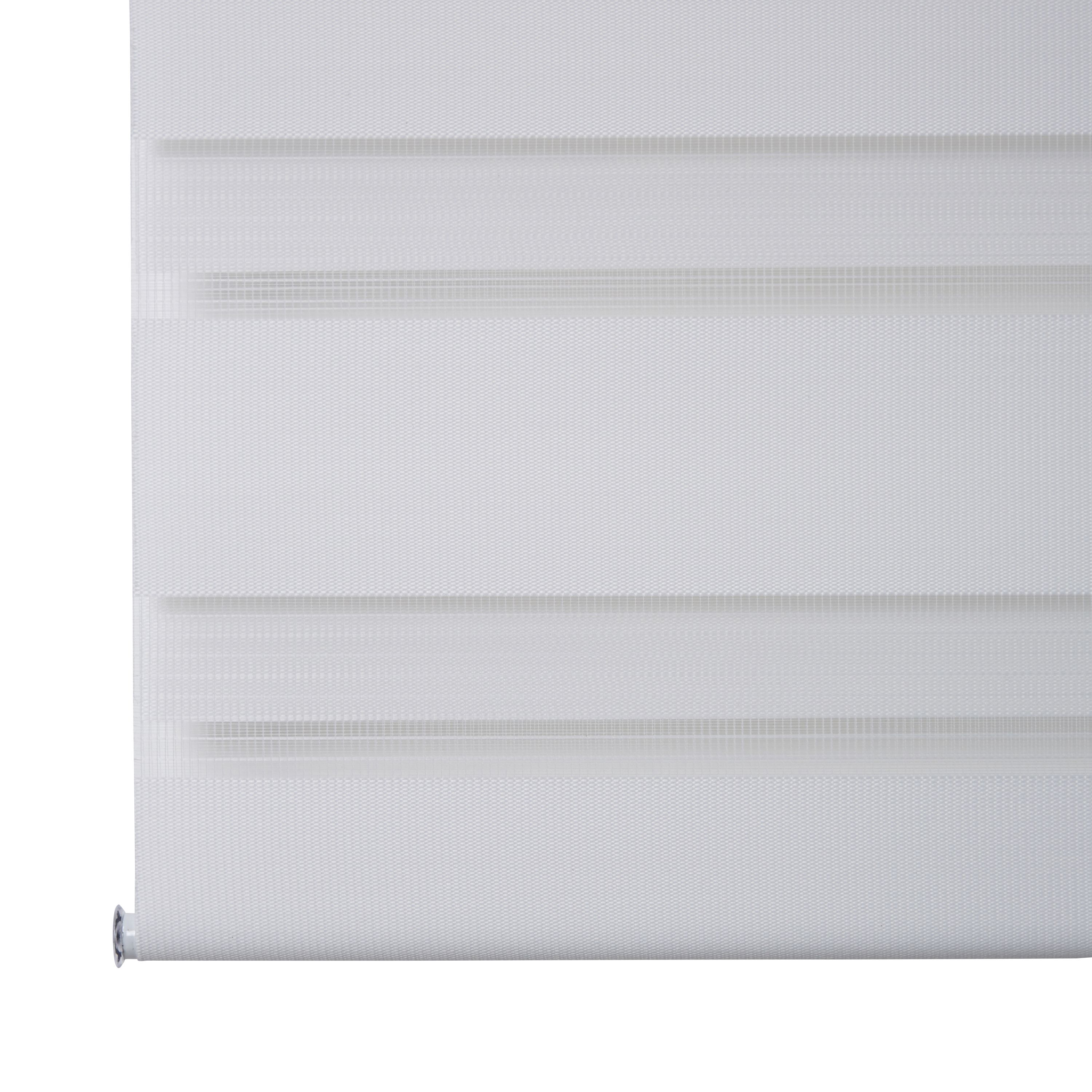 Elin Corded White Plain Day & night Roller blind (W)60cm (L)180cm