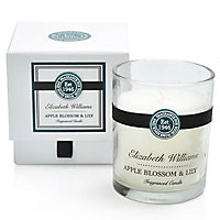 Elizabeth Williams White Apple blossom & lily Boxed jar candle 374g