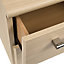 Elsey Matt oak effect 2 Drawer Bedside chest (H)444mm (W)386mm (D)375mm