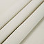 Elva Cream Plain Blackout Pencil pleat Curtains (W)117cm (L)137cm, Pair