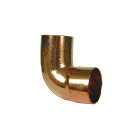 End feed 90° Pipe elbow (Dia)22mm 22mm, Pack of 2