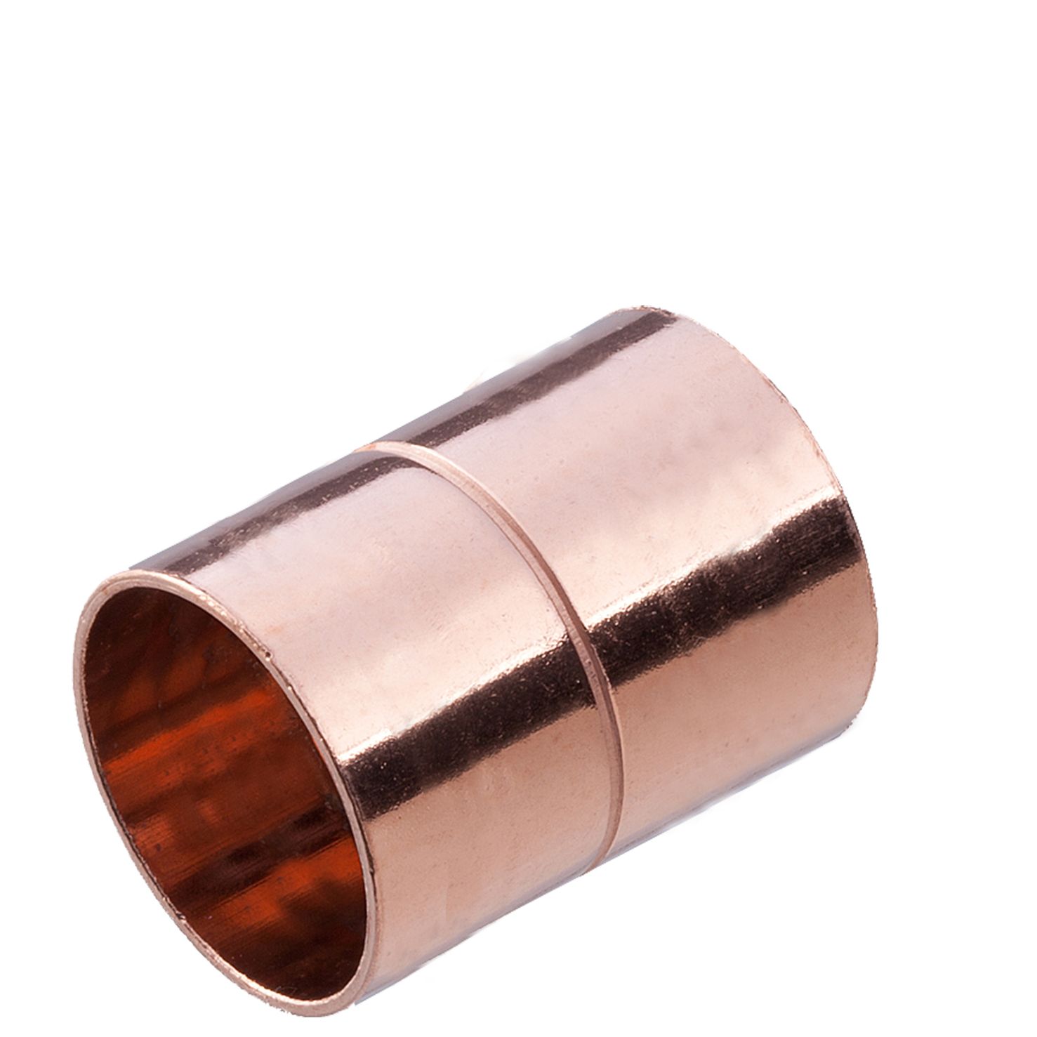 End feed Straight Coupler (Dia)22mm 22mm, Pack of 2