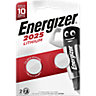 Energizer CR2025 Battery, Pack of 2