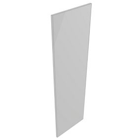 Ennis Gloss Light grey End panel (H)1800mm (W)380mm