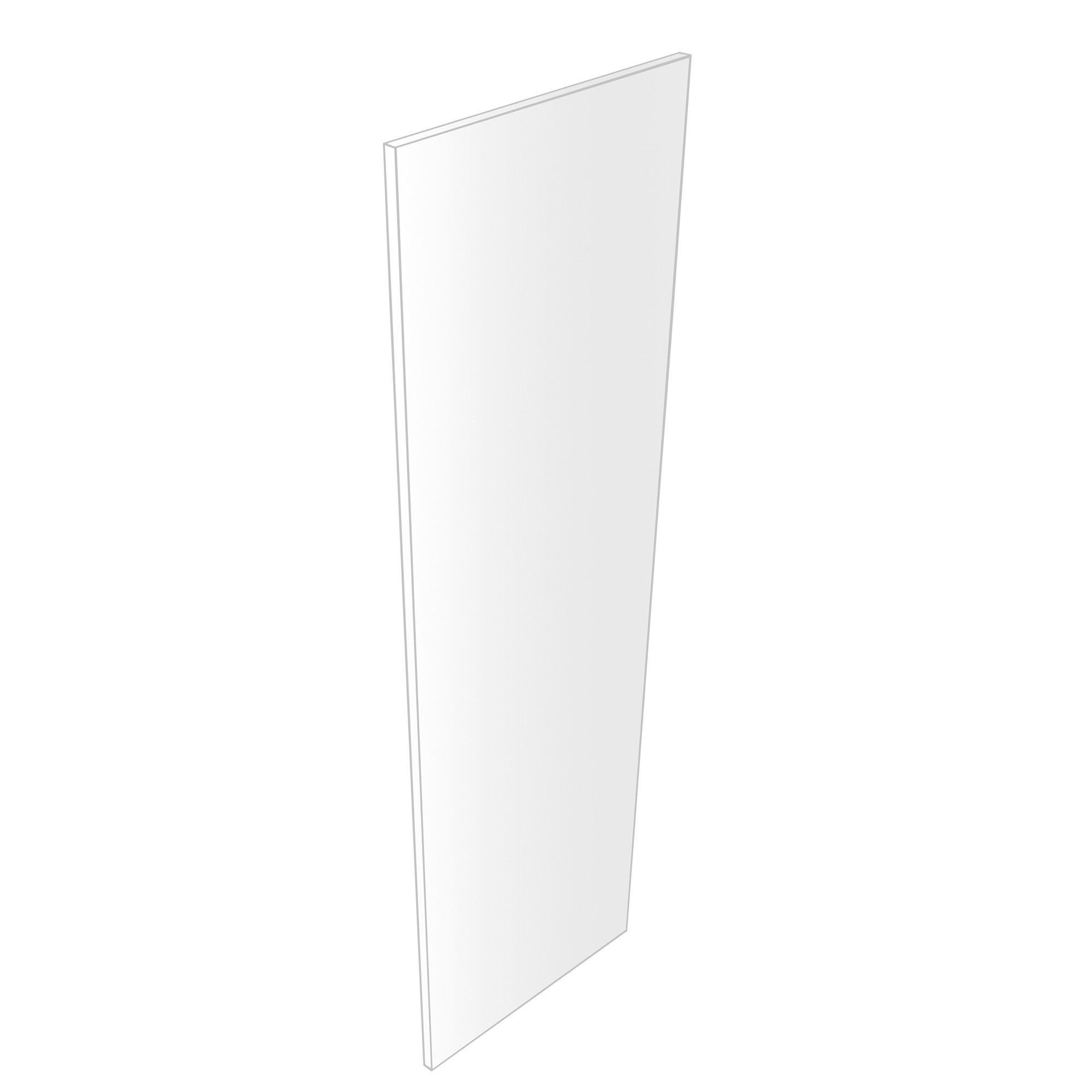 Ennis Gloss White End panel (H)1800mm