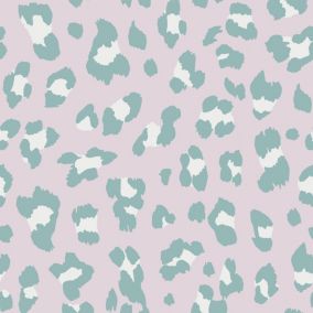 Envy Big Cat Bubblegum Animal Print Smooth Wallpaper Sample