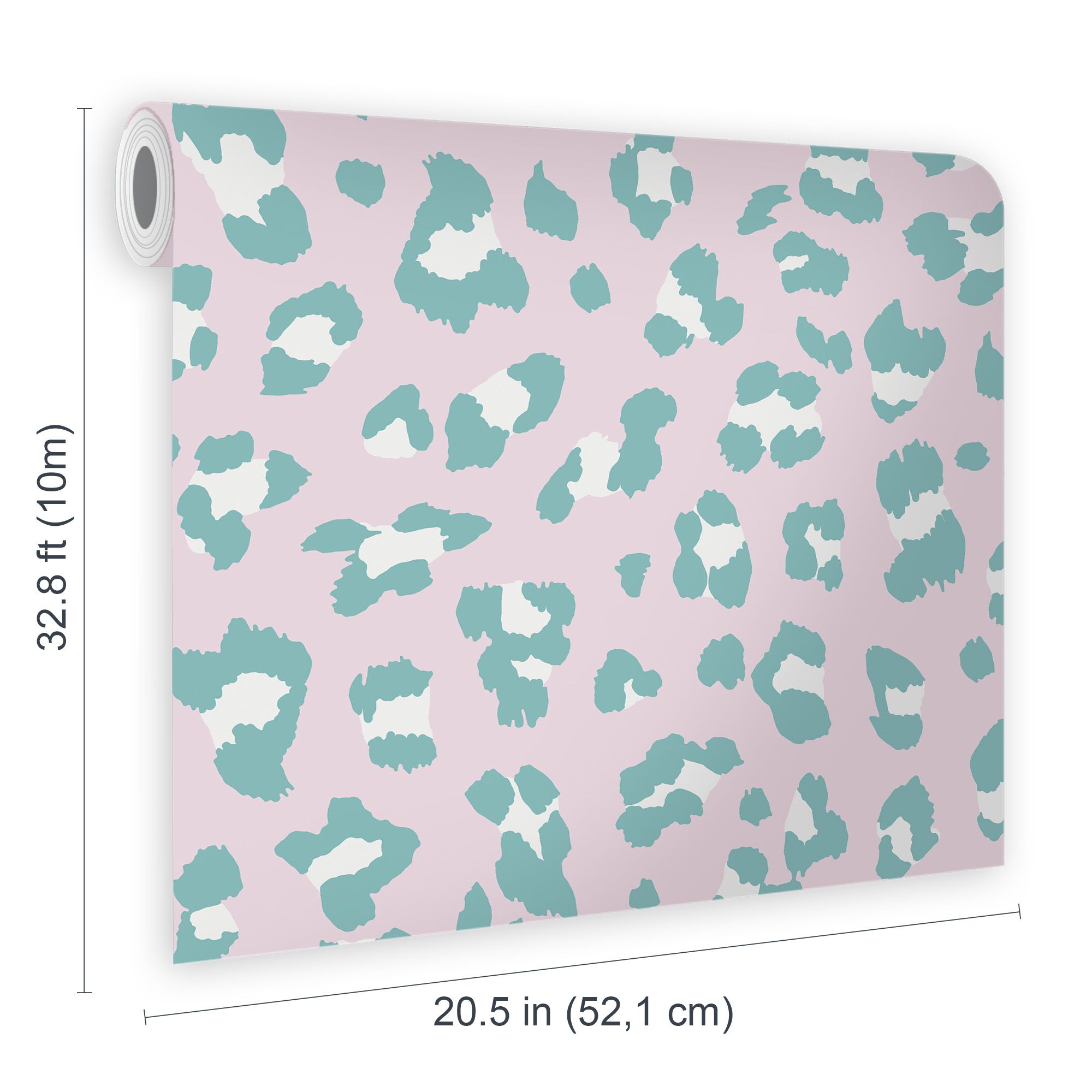 Envy Big Cat Bubblegum Animal Print Smooth Wallpaper
