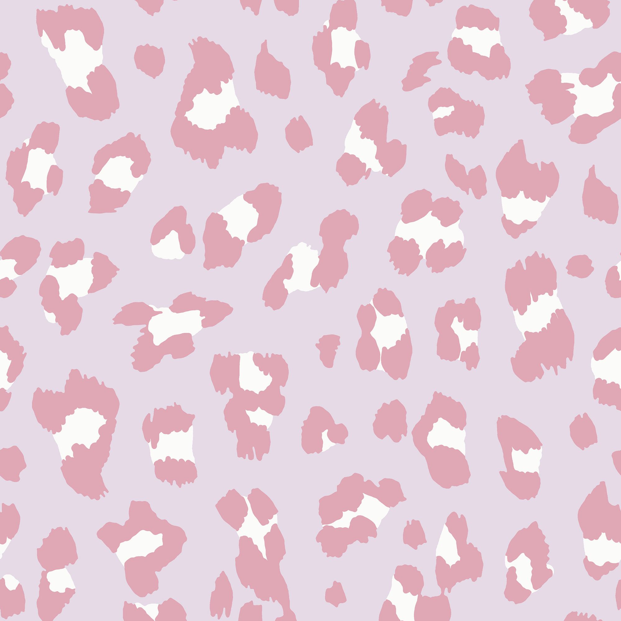 Envy Big Cat Candyfloss Animal Print Smooth Wallpaper Sample