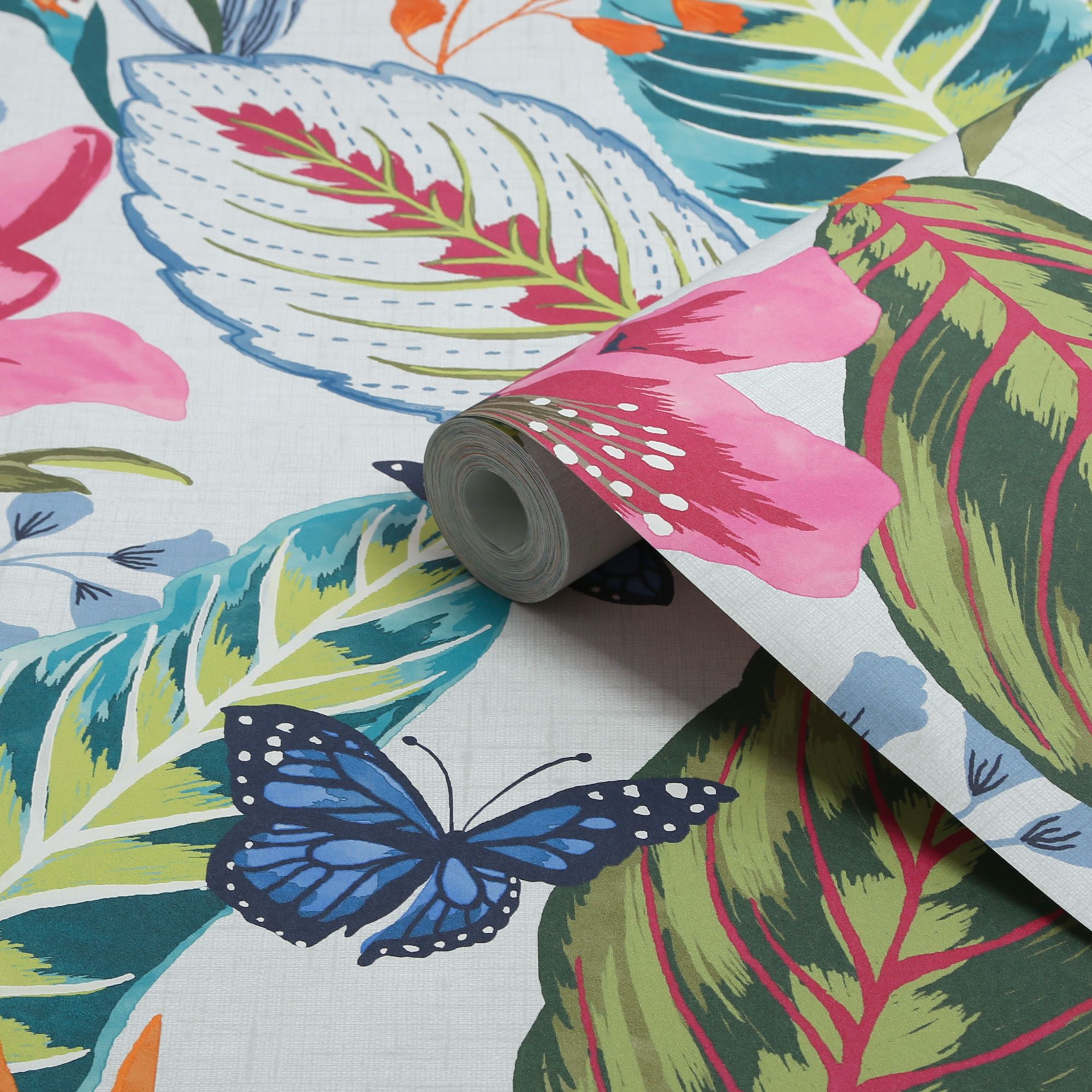 Envy Eden Multicolour Floral Smooth Wallpaper