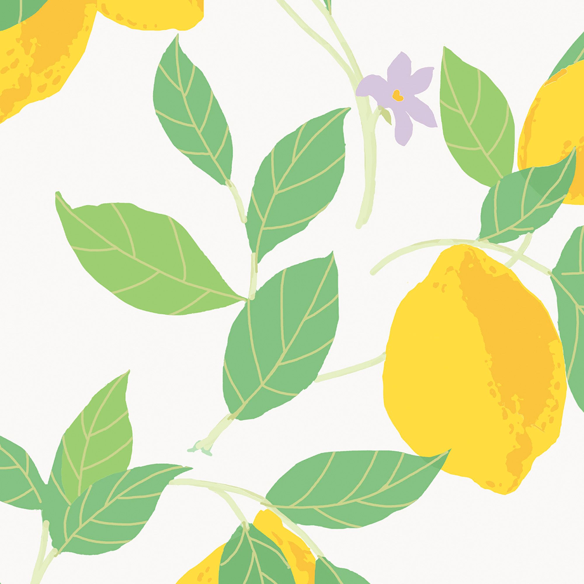 Envy Feeling Fruity Fresh Lemon Smooth Wallpaper Sample
