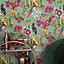 Envy Paradiso Multicolour Floral Smooth Wallpaper