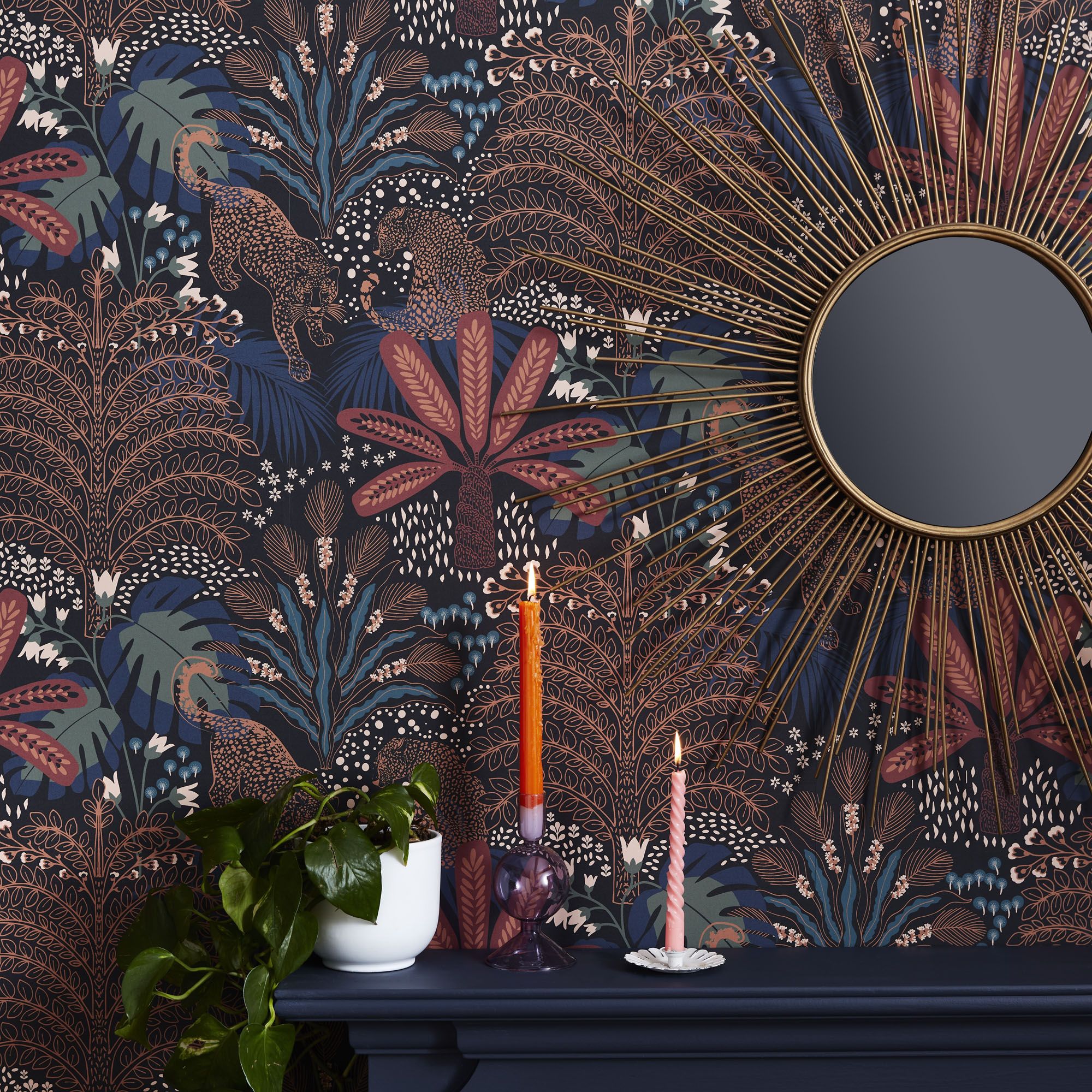 Envy Savannah Terra Animal Smooth Wallpaper Sample