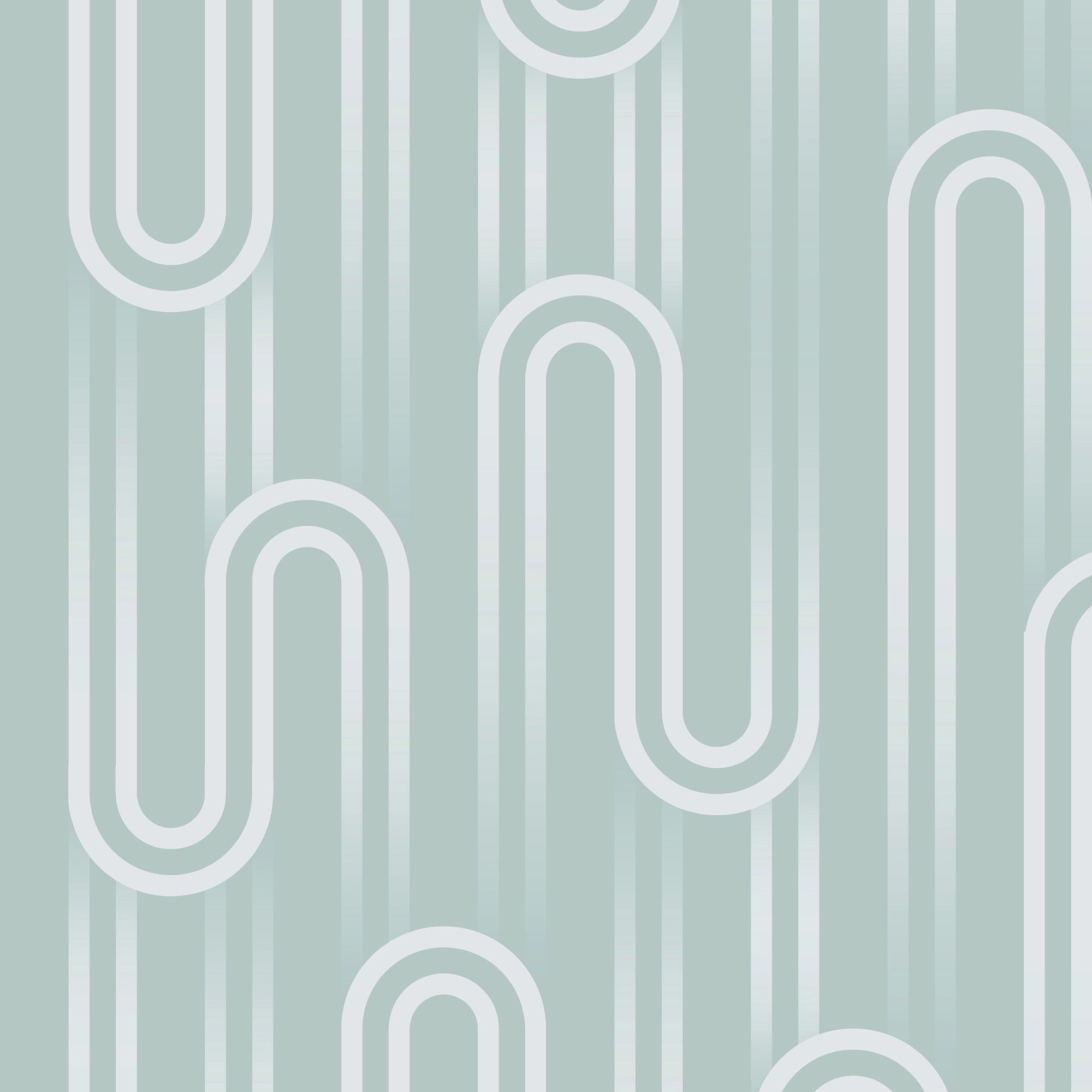 Envy Ups N Downs Pistachio Geometric Smooth Wallpaper Sample