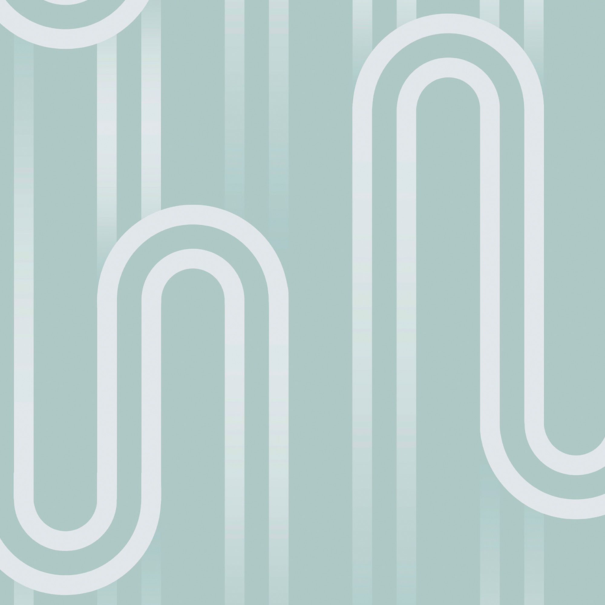 Envy Ups N Downs Pistachio Geometric Smooth Wallpaper Sample