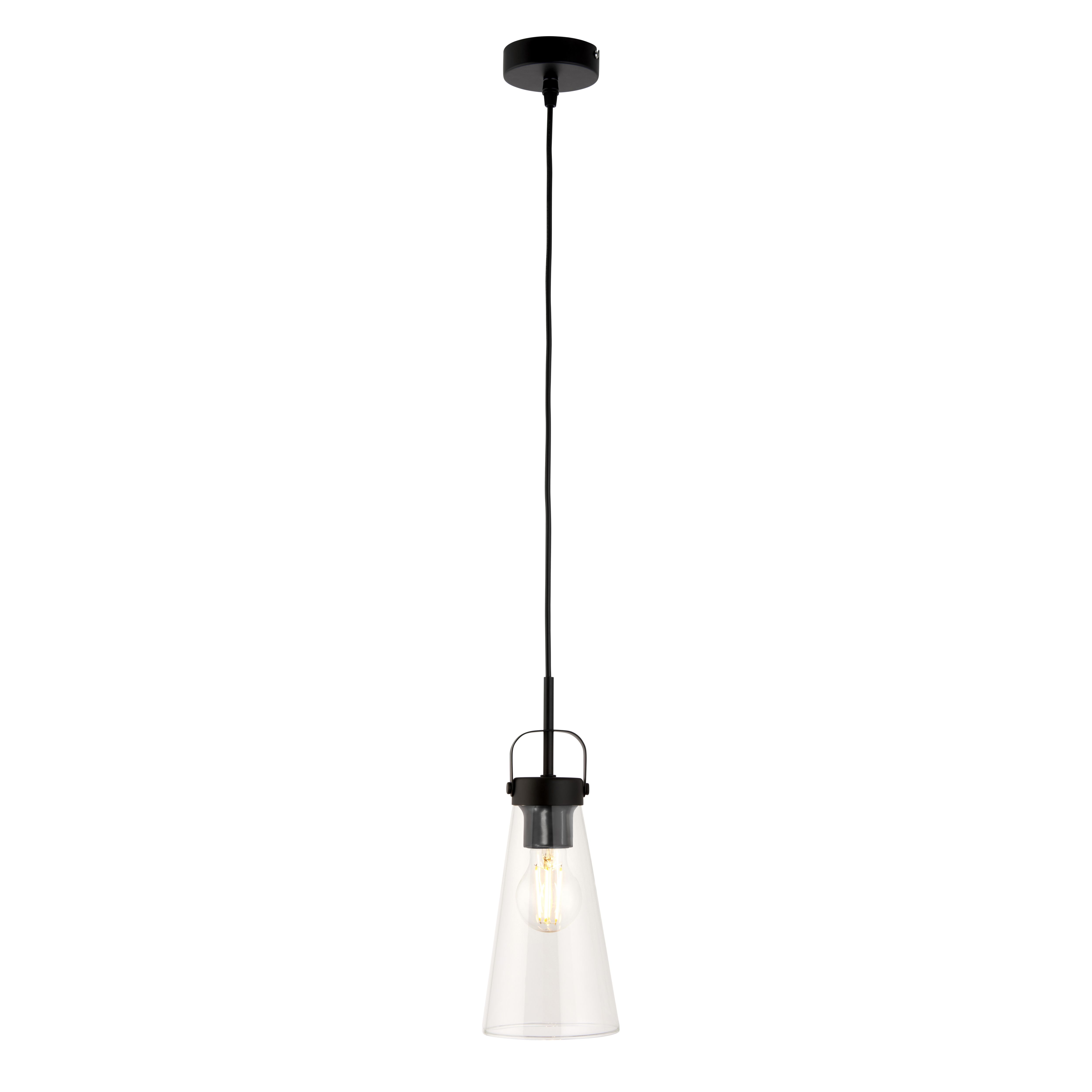 Enzo Matt Pendant ceiling light, (Dia)120mm