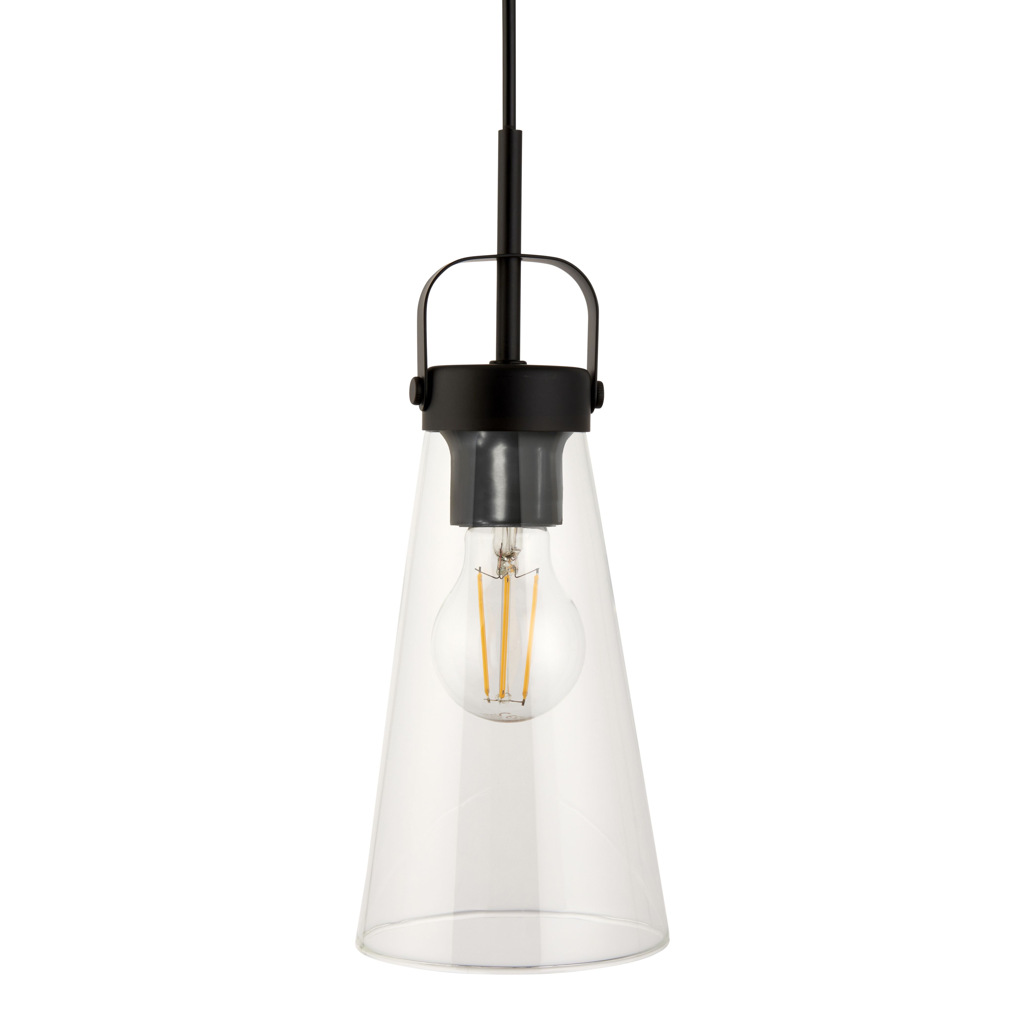 Enzo Matt Pendant ceiling light, (Dia)120mm