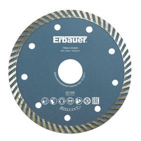 Erbauer 115mm x 22.2mm Turbo Diamond blade