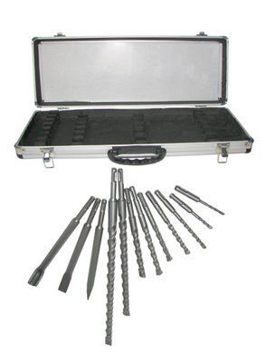 Erbauer 12 piece SDS plus Drill bit set