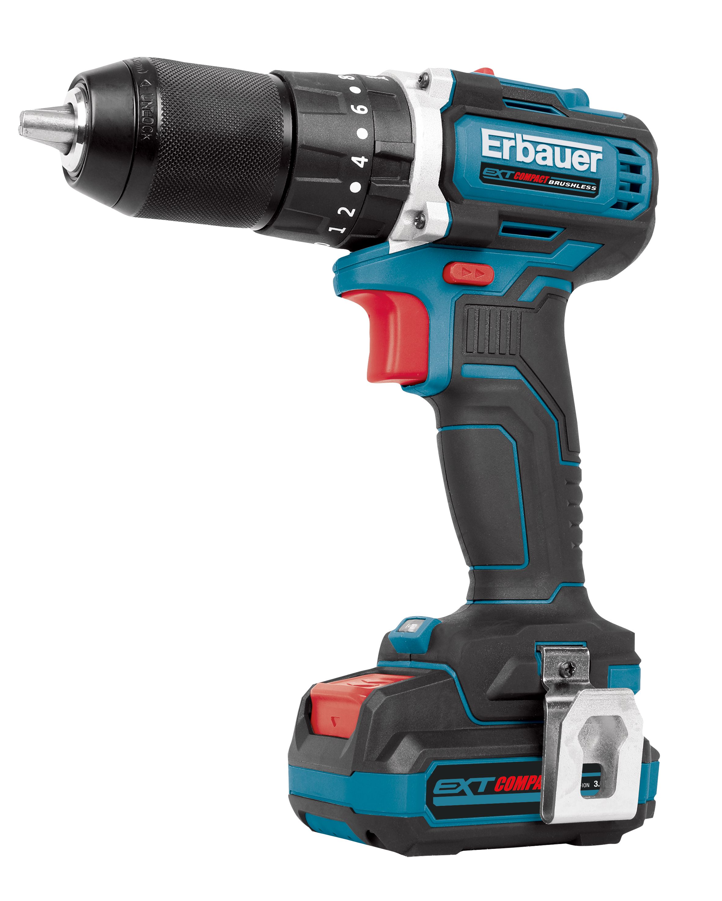 Erbauer 12V 1 x 3 Li ion Cordless Combi drill ECD12 Li 2 Tradepoint