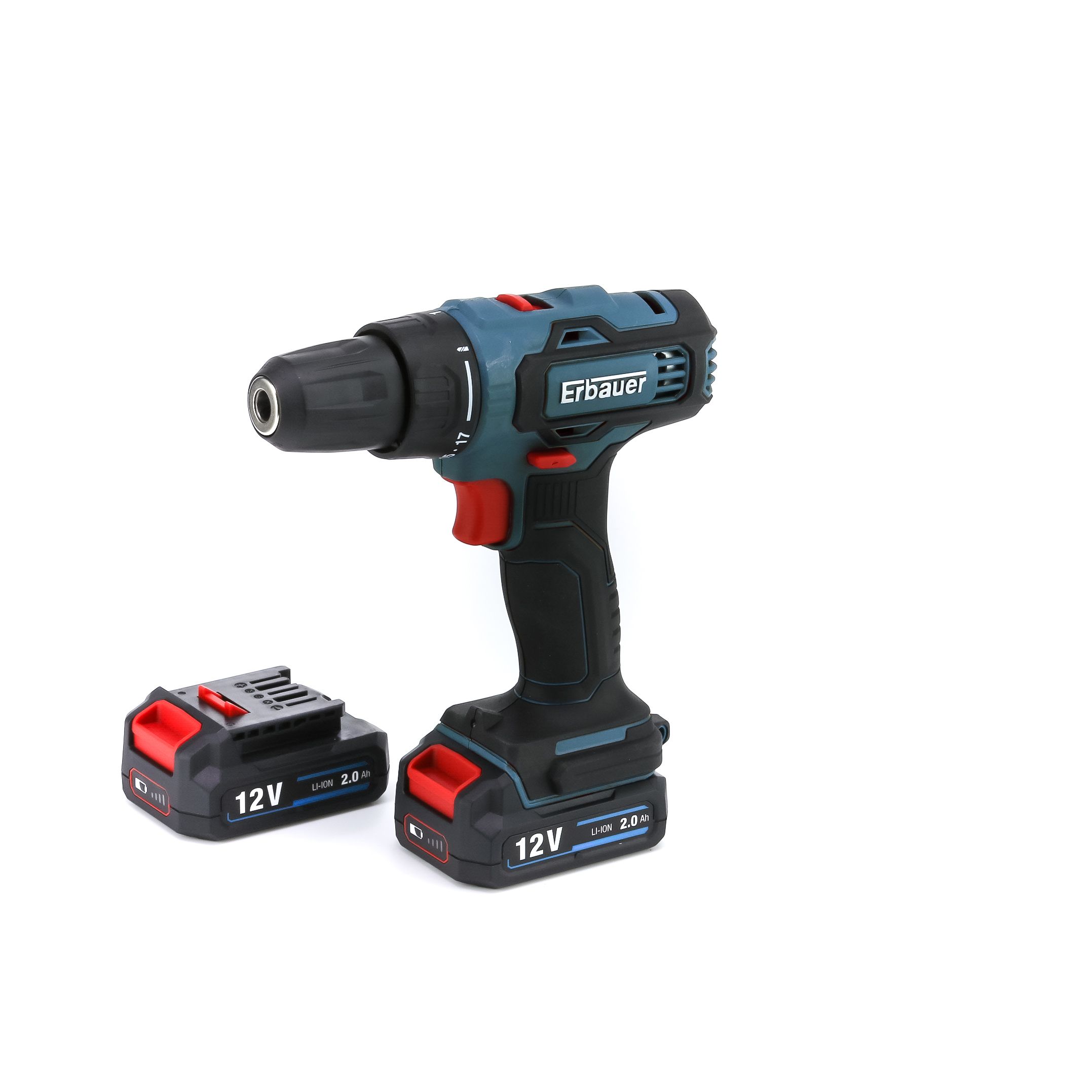 Erbauer 12V 2 x 2Ah Li-ion Cordless Drill driver EDD12-Li-2