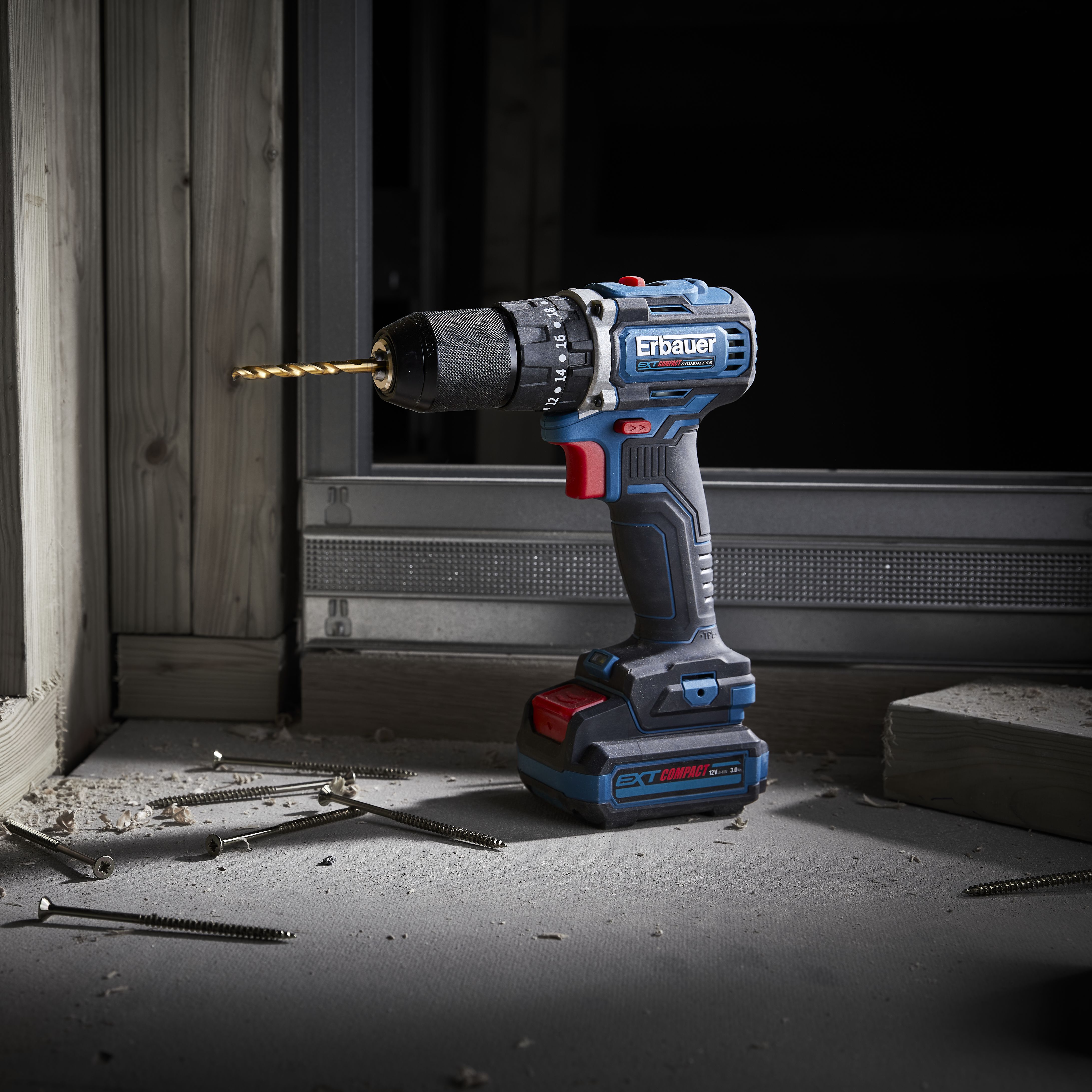 Erbauer 12V EXT compact Cordless Combi drill ECD12 Li 2 Bare