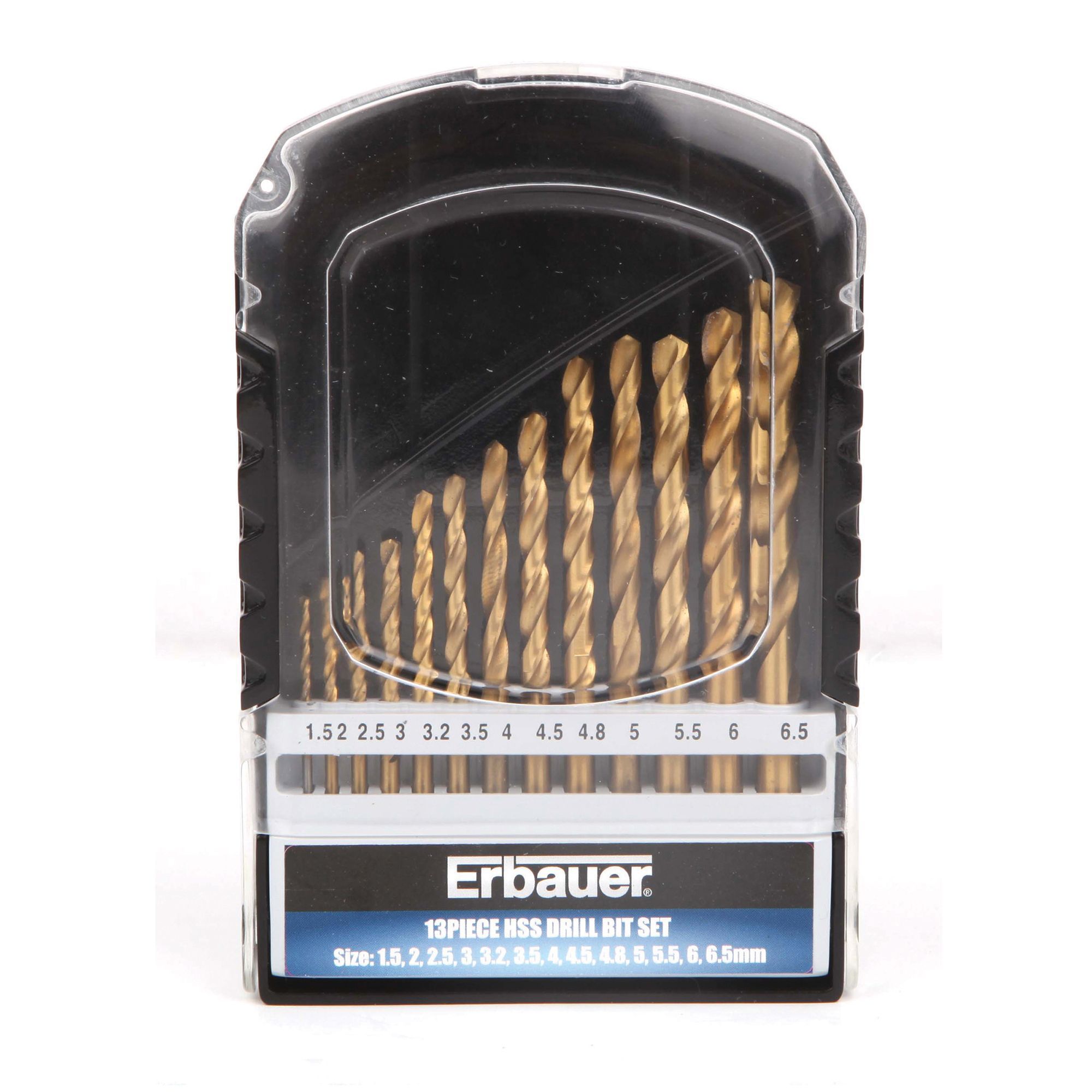 Erbauer 13 piece Metal Drill bit set