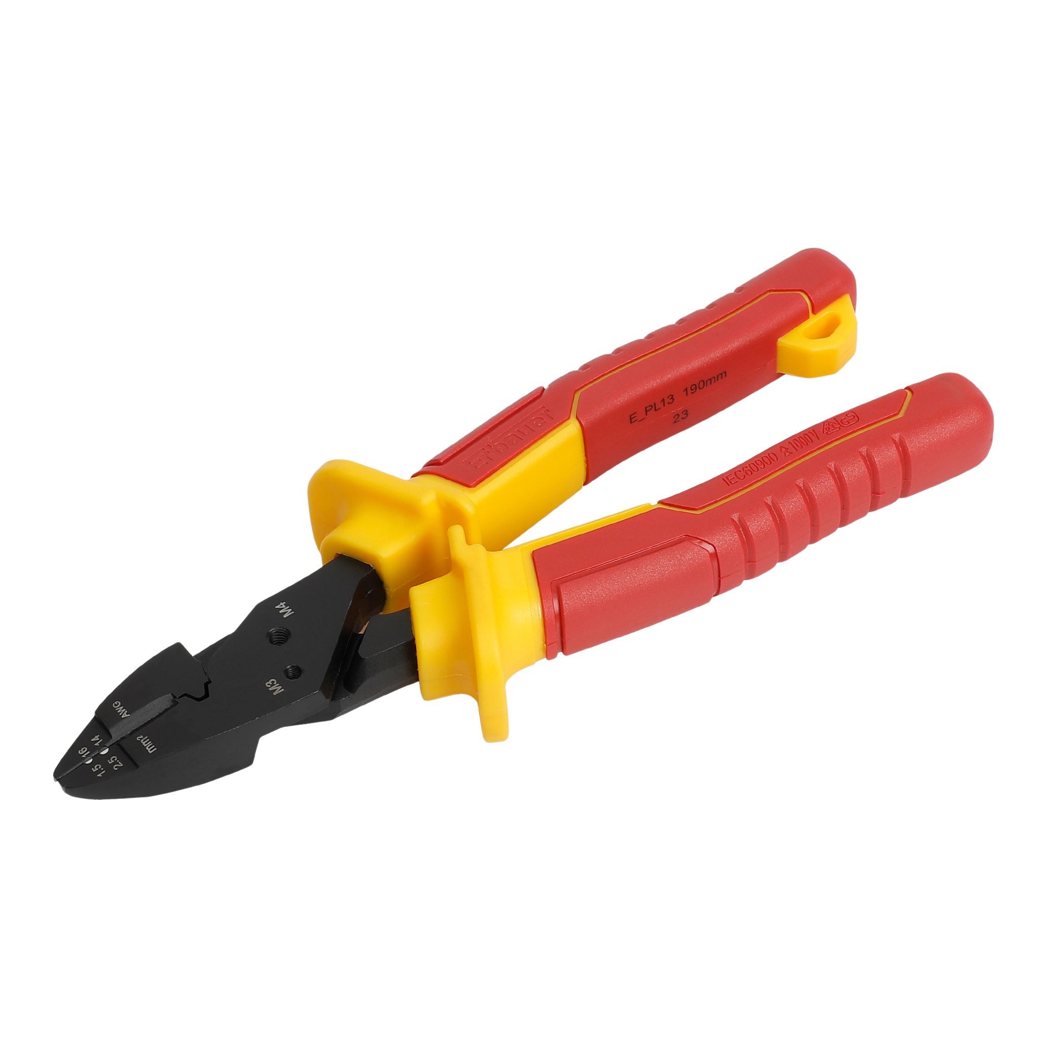 Erbauer 190mm Red Diagonal/side cutter