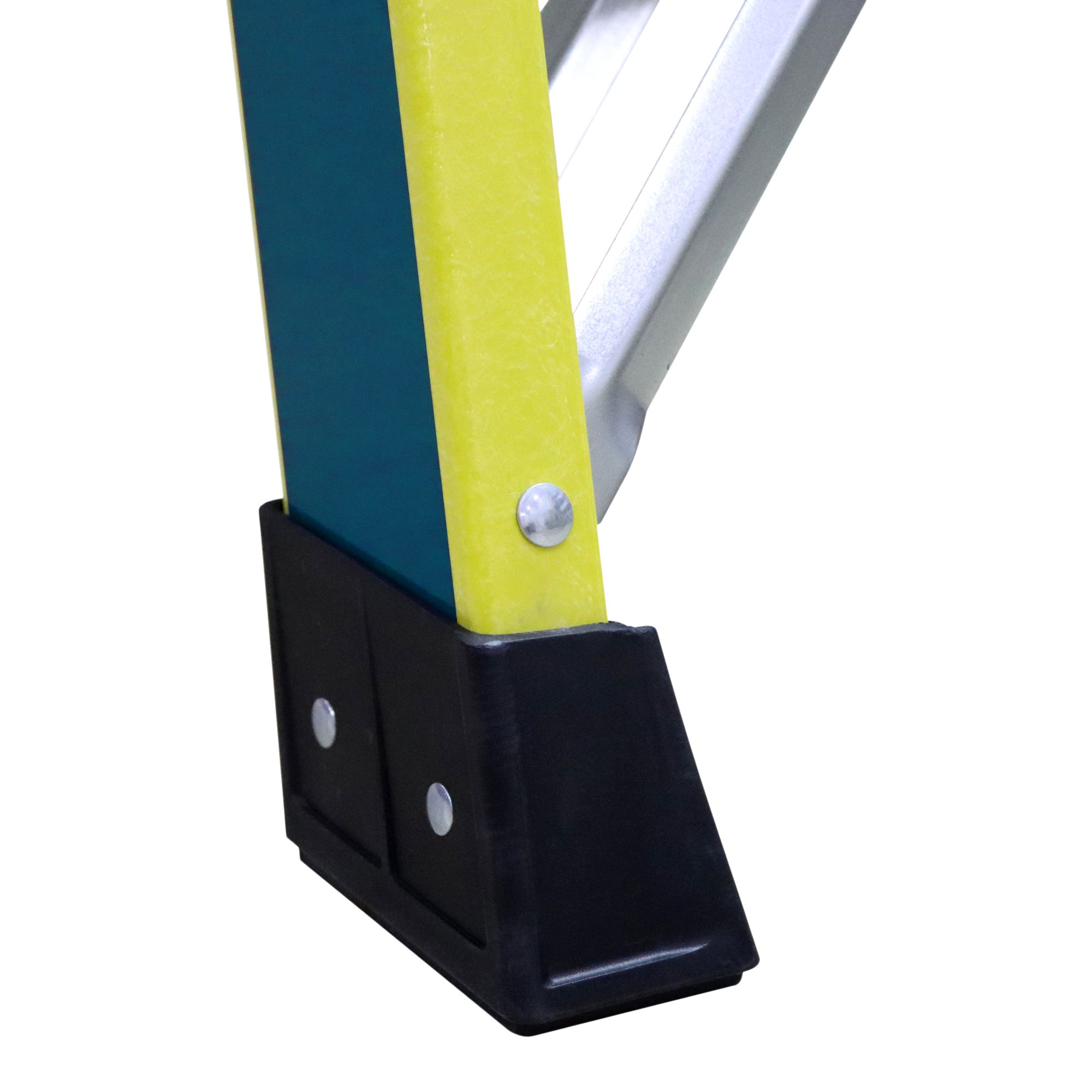 Erbauer 4 tread Aluminium, fibreglass & plastic Swing back step Ladder (H)1.07m