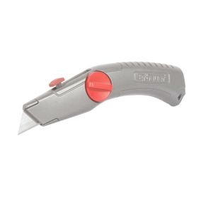 Erbauer 61mm Carbon steel Grey Retractable knife