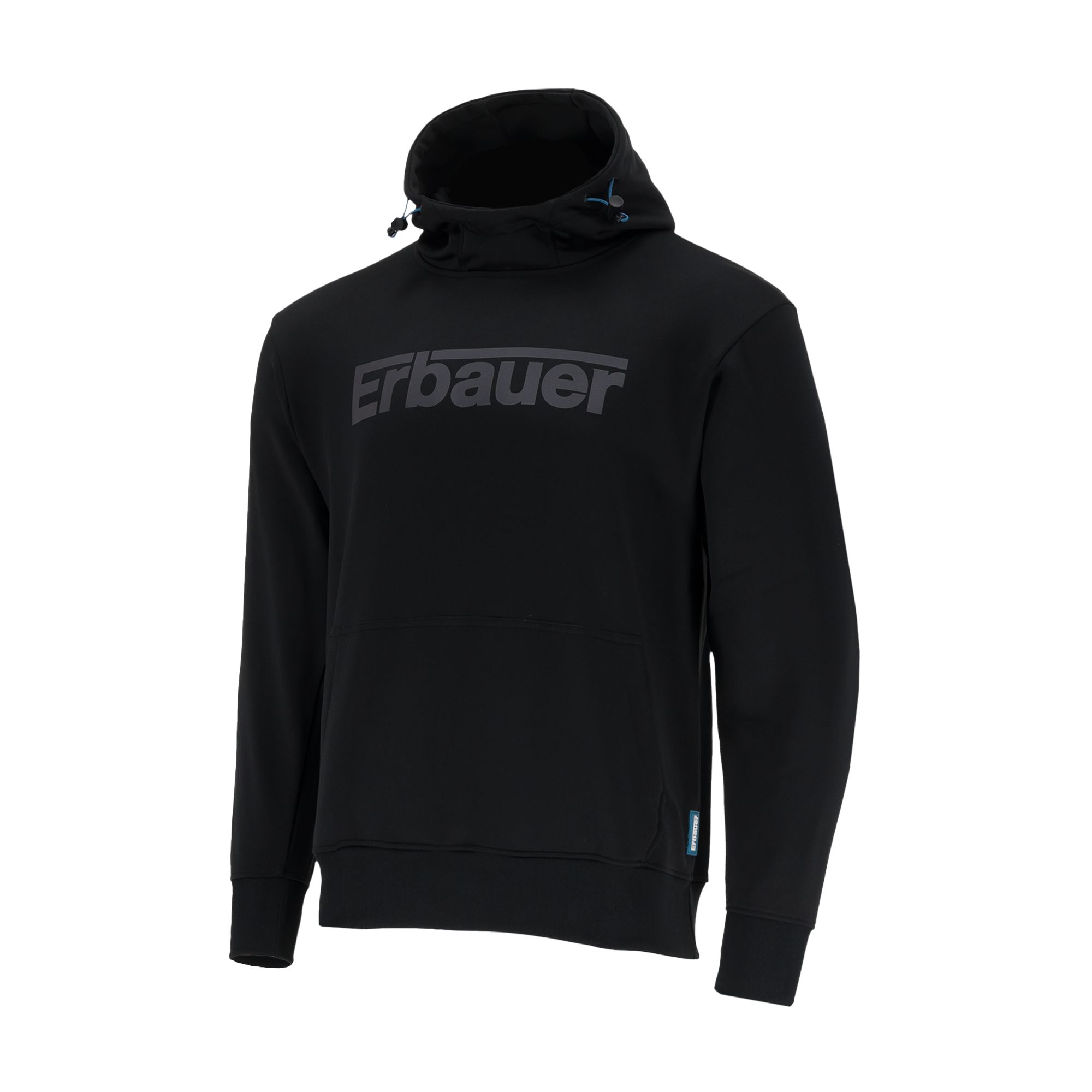 Erbauer Black Men's Hooded sweatshirt X Large