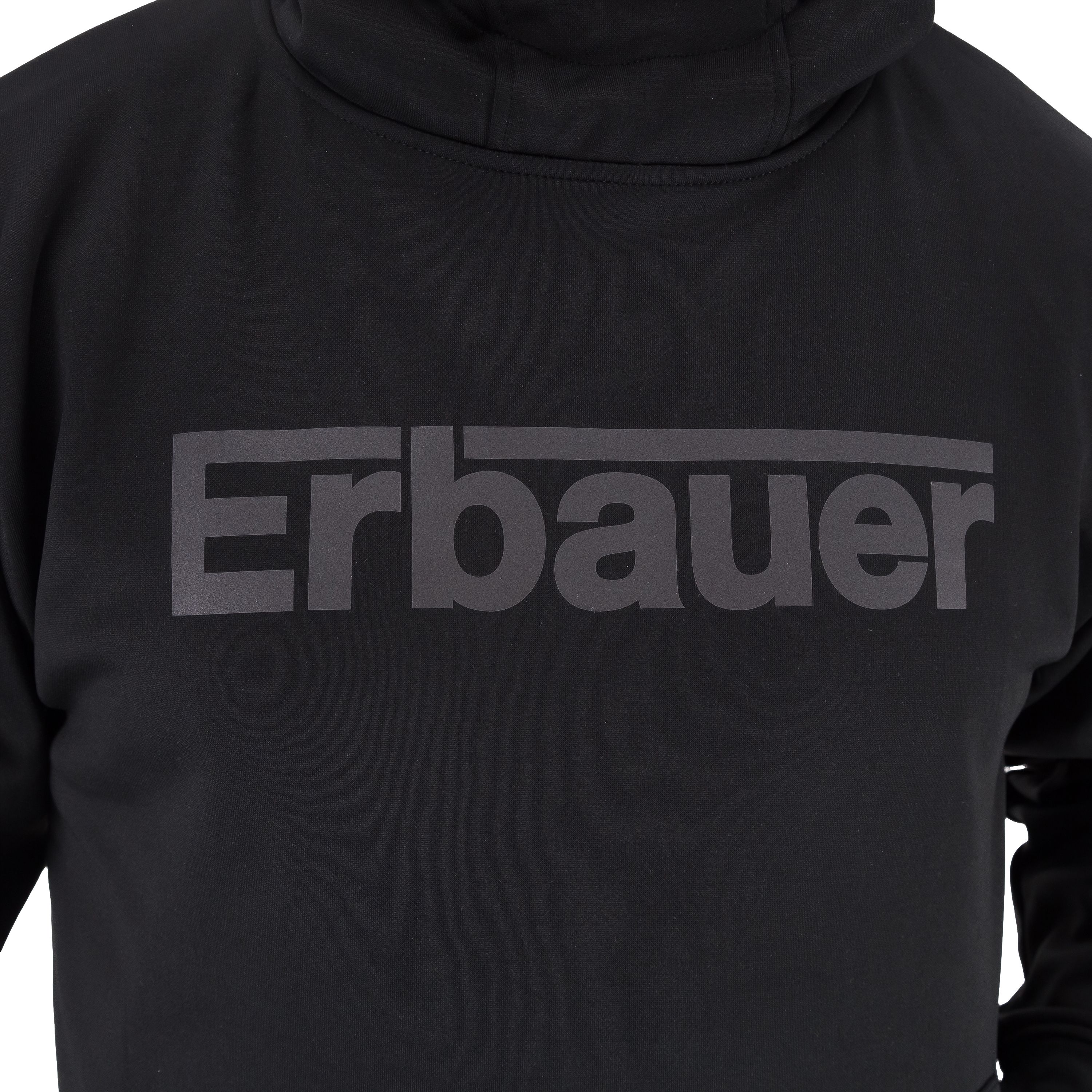 Erbauer Black Men's Hooded sweatshirt X Large