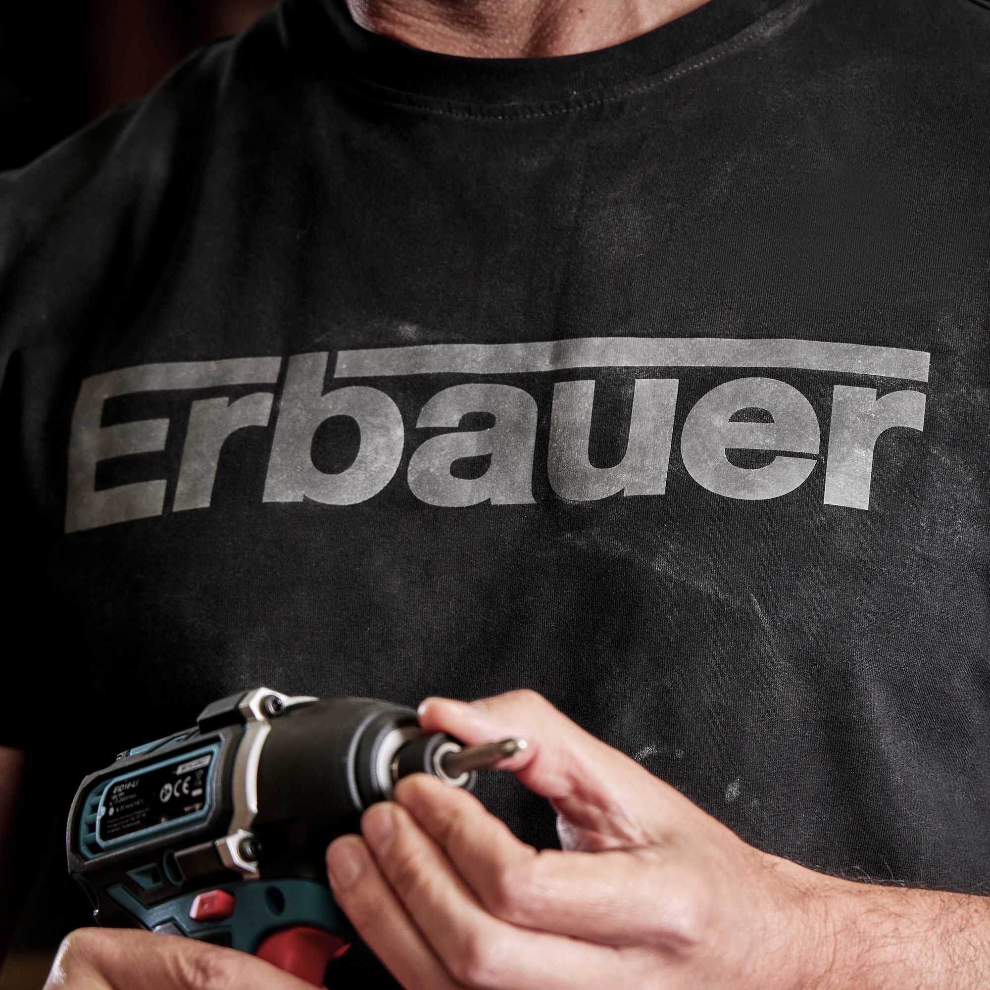 Erbauer Black T-shirt X Large