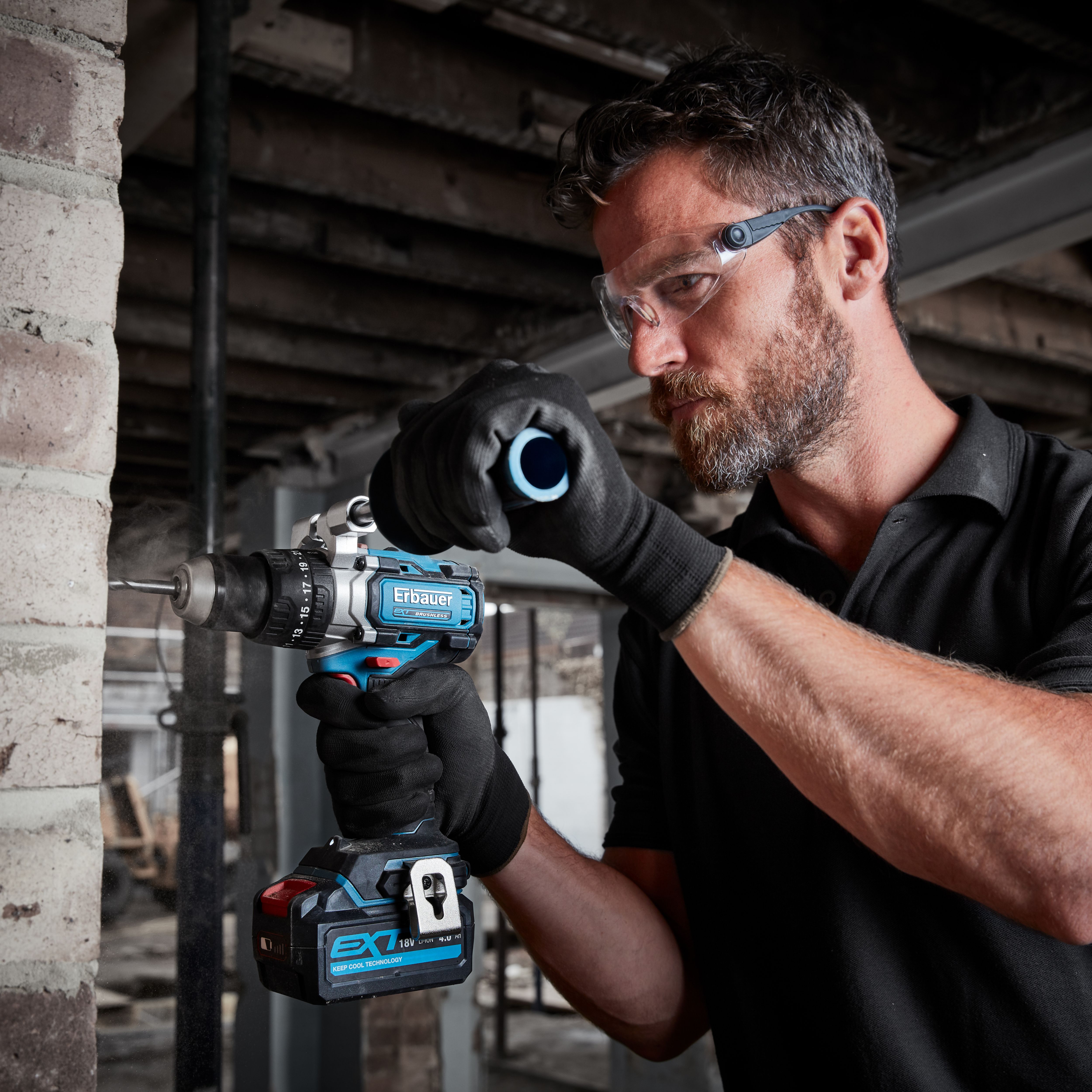 Erbauer Combi drill