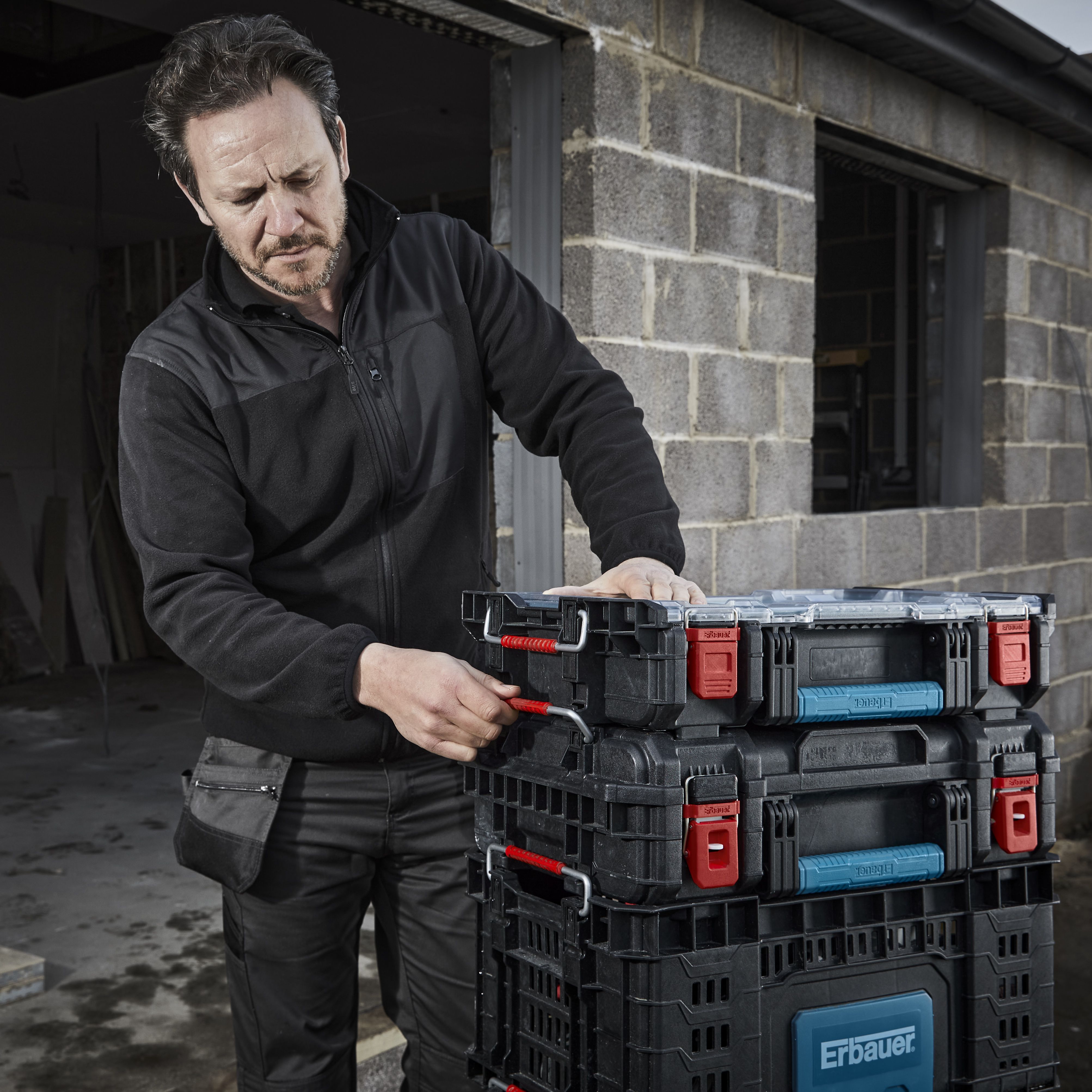 Erbauer Connecx Modular Storage Toolbox set
