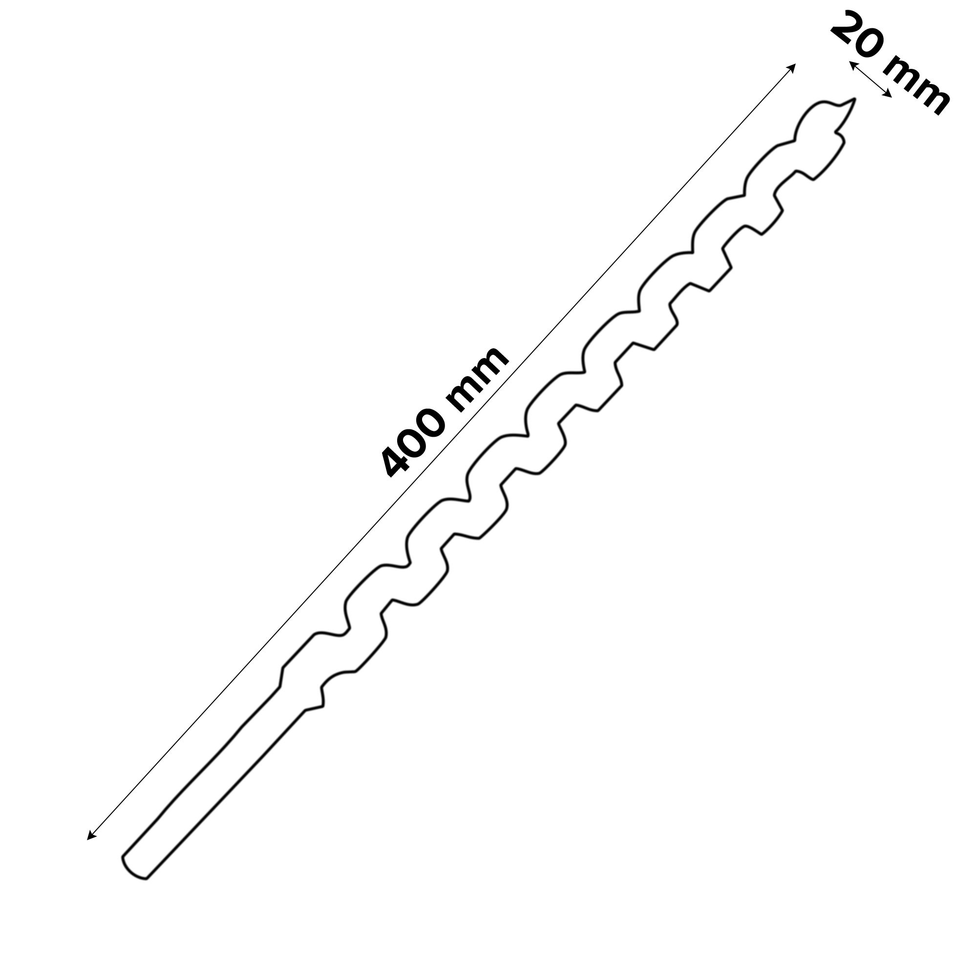 Erbauer DRL95145 Wood drill bit (Dia)20mm