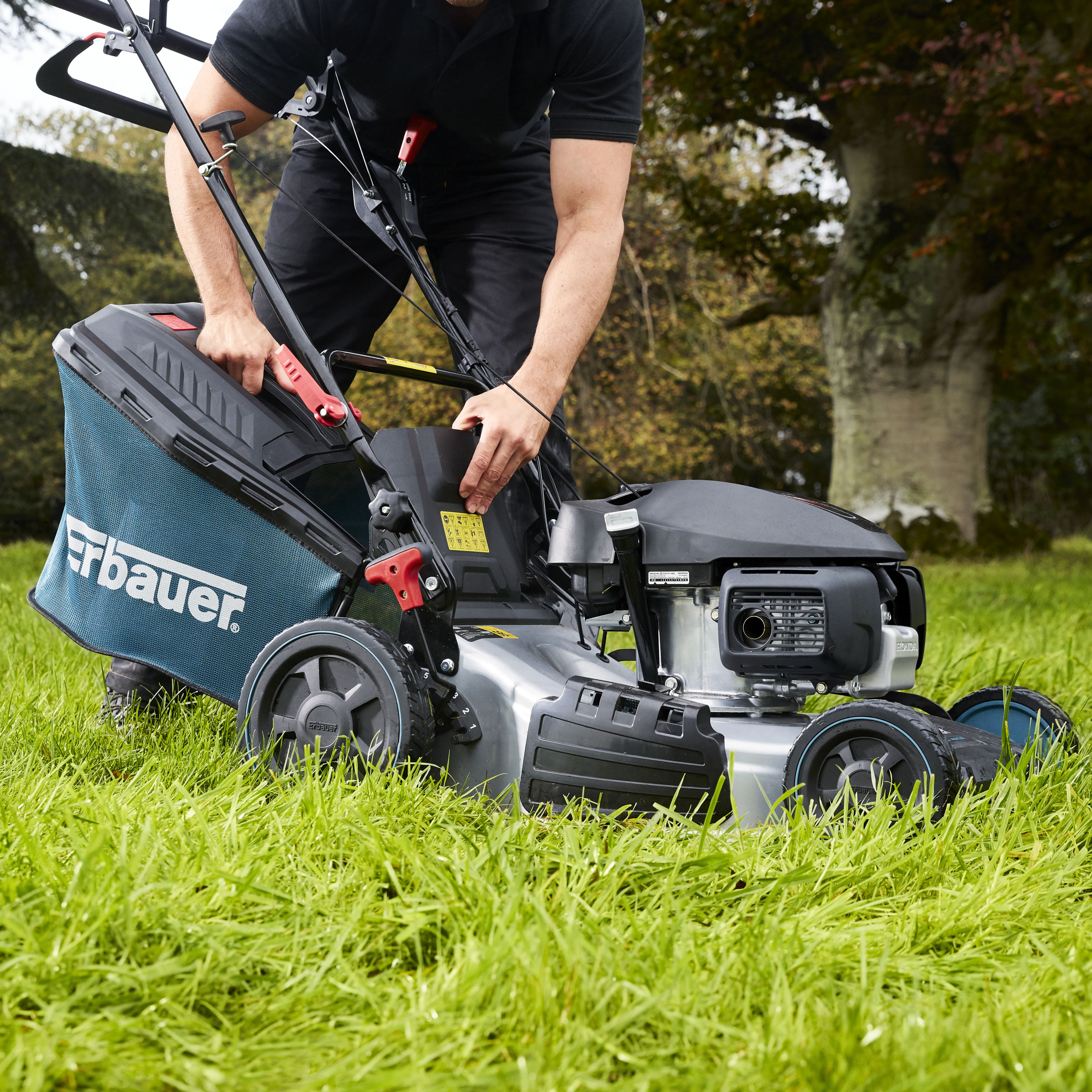 Which deals petrol lawnmower