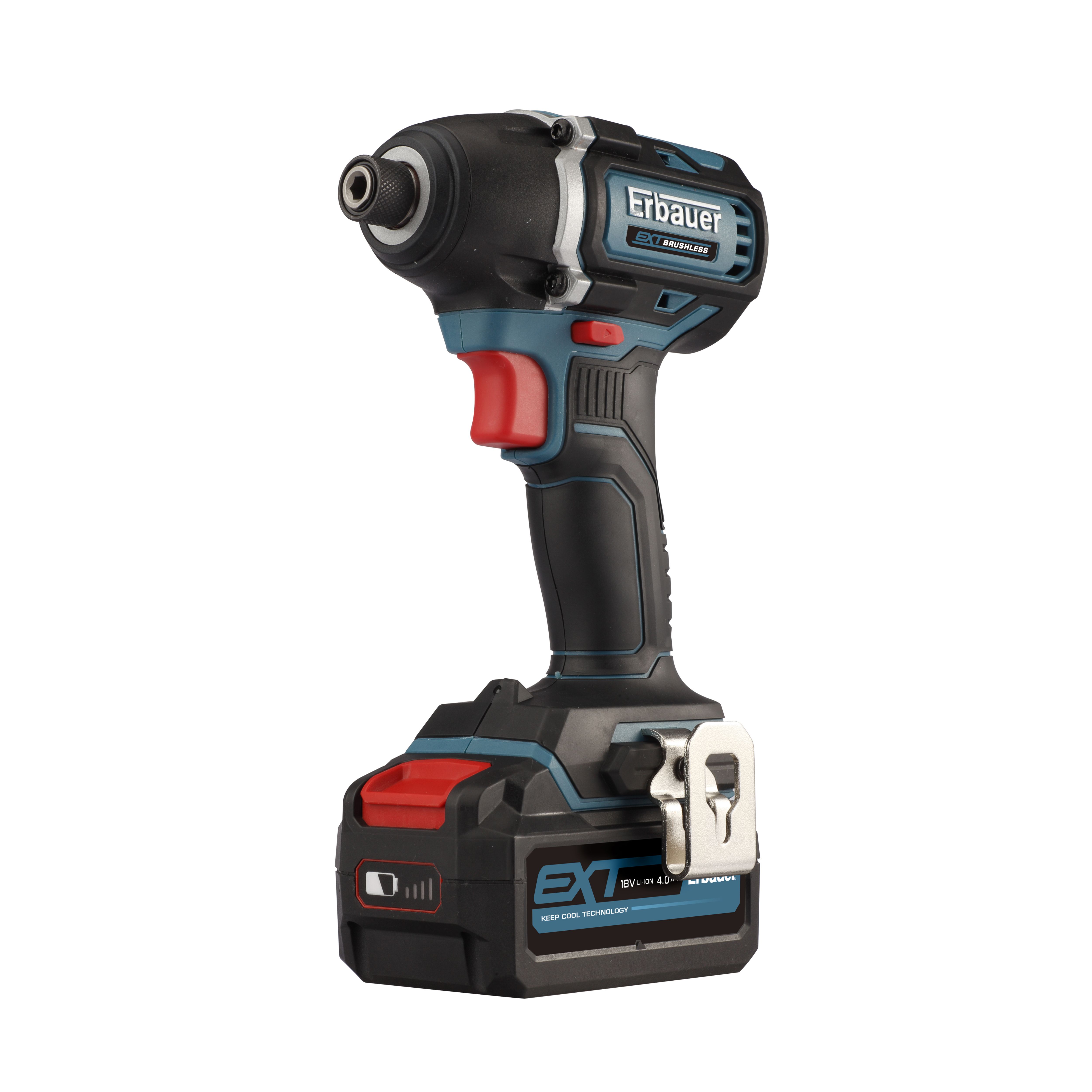 Erbauer EXT 18V 1 x 4Ah Li ion Brushless Cordless Impact driver