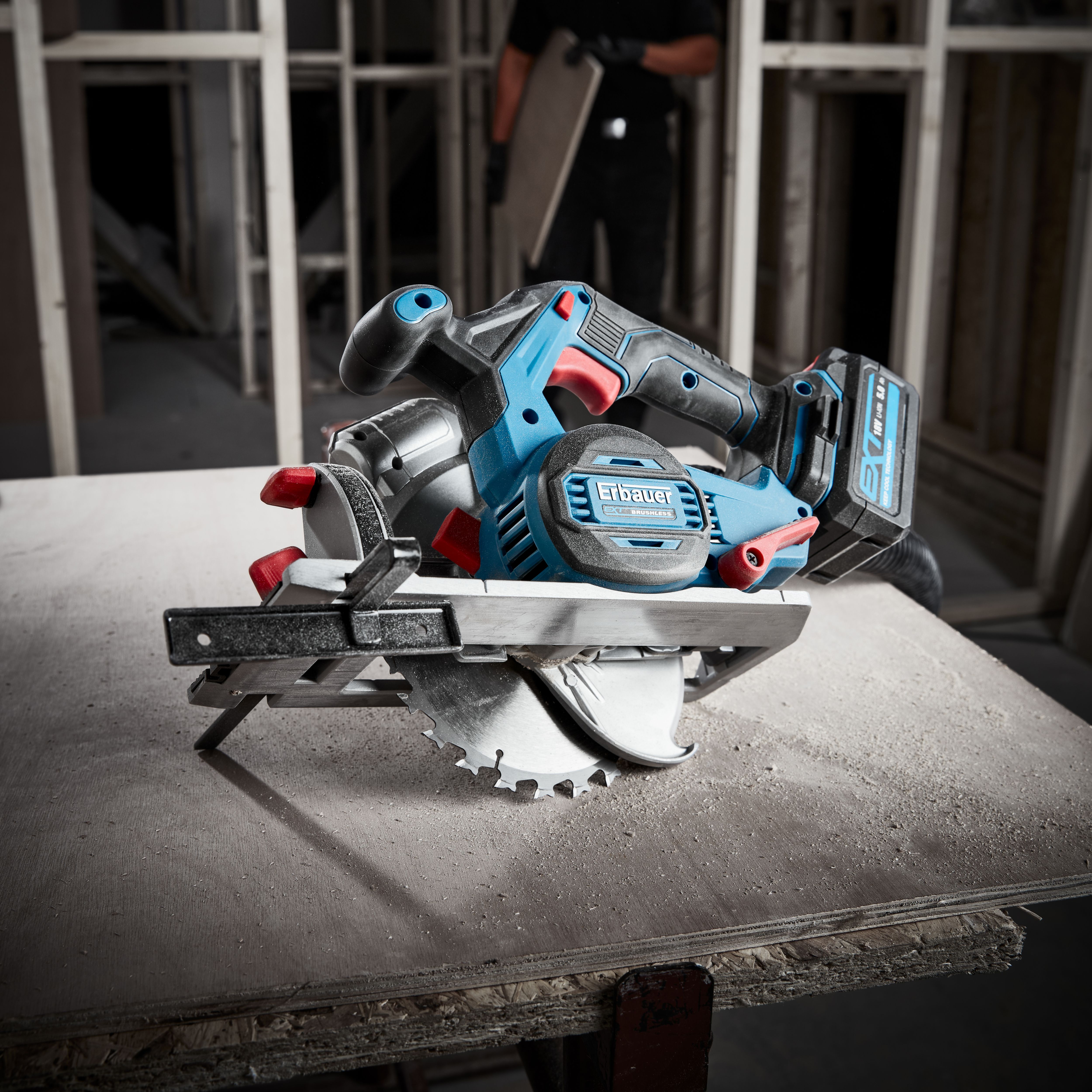 Erbauer EXT 18V 165mm Cordless Circular saw ECS18 Li Bare