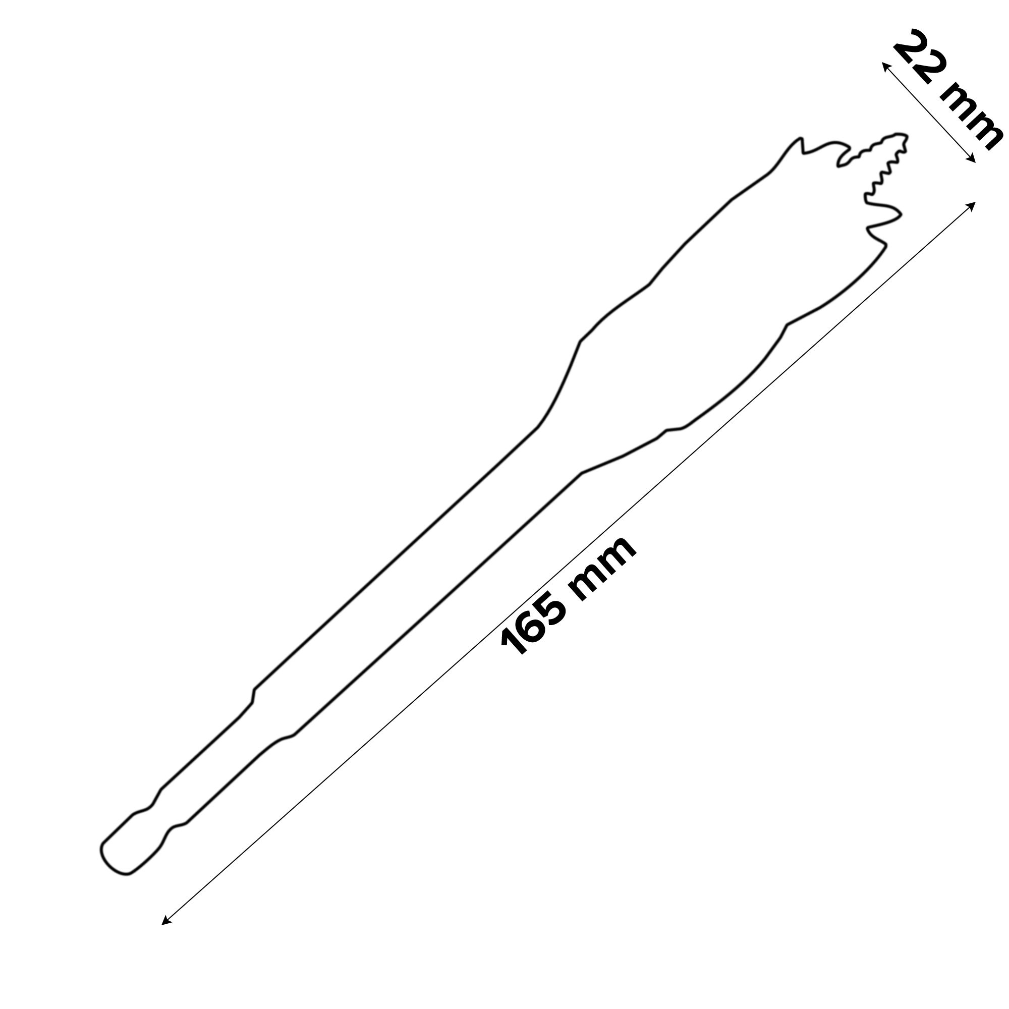 Erbauer Hex Wood Drill bit (Dia)22mm (L)165mm