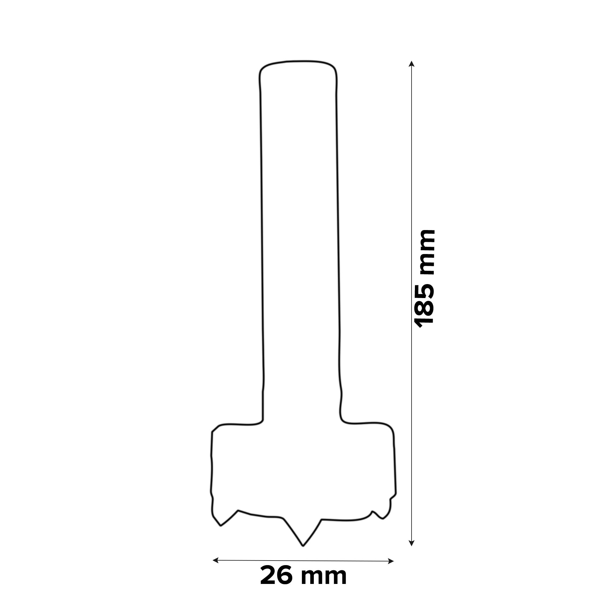 Erbauer Hinge cutter (Dia)26mm (L)185mm