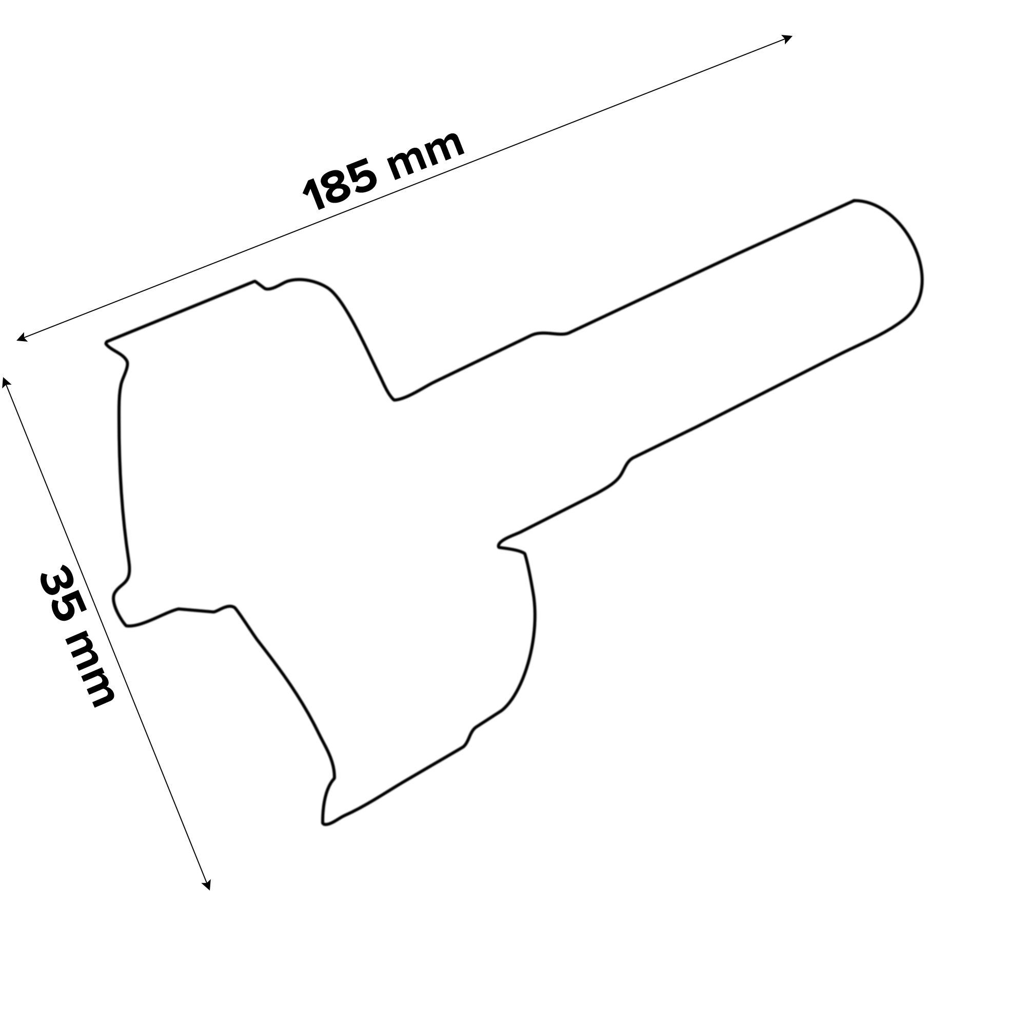 Erbauer Hinge cutter (Dia)35mm (L)185mm