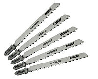 Erbauer Jigsaw blade T101BRF (L)100mm, Pack of 5