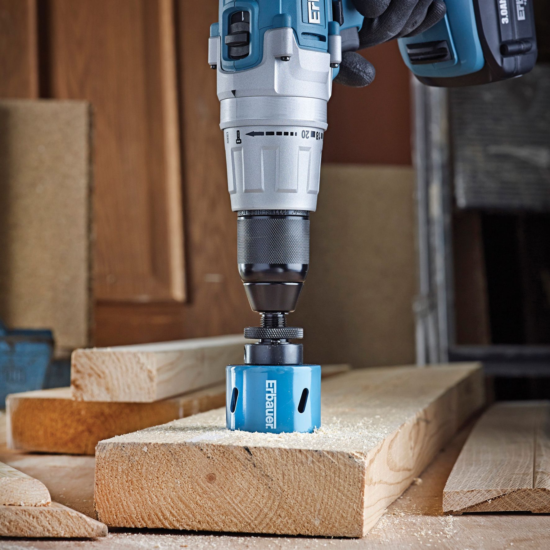 Erbauer M3 bi-metal Holesaw (Dia)76mm