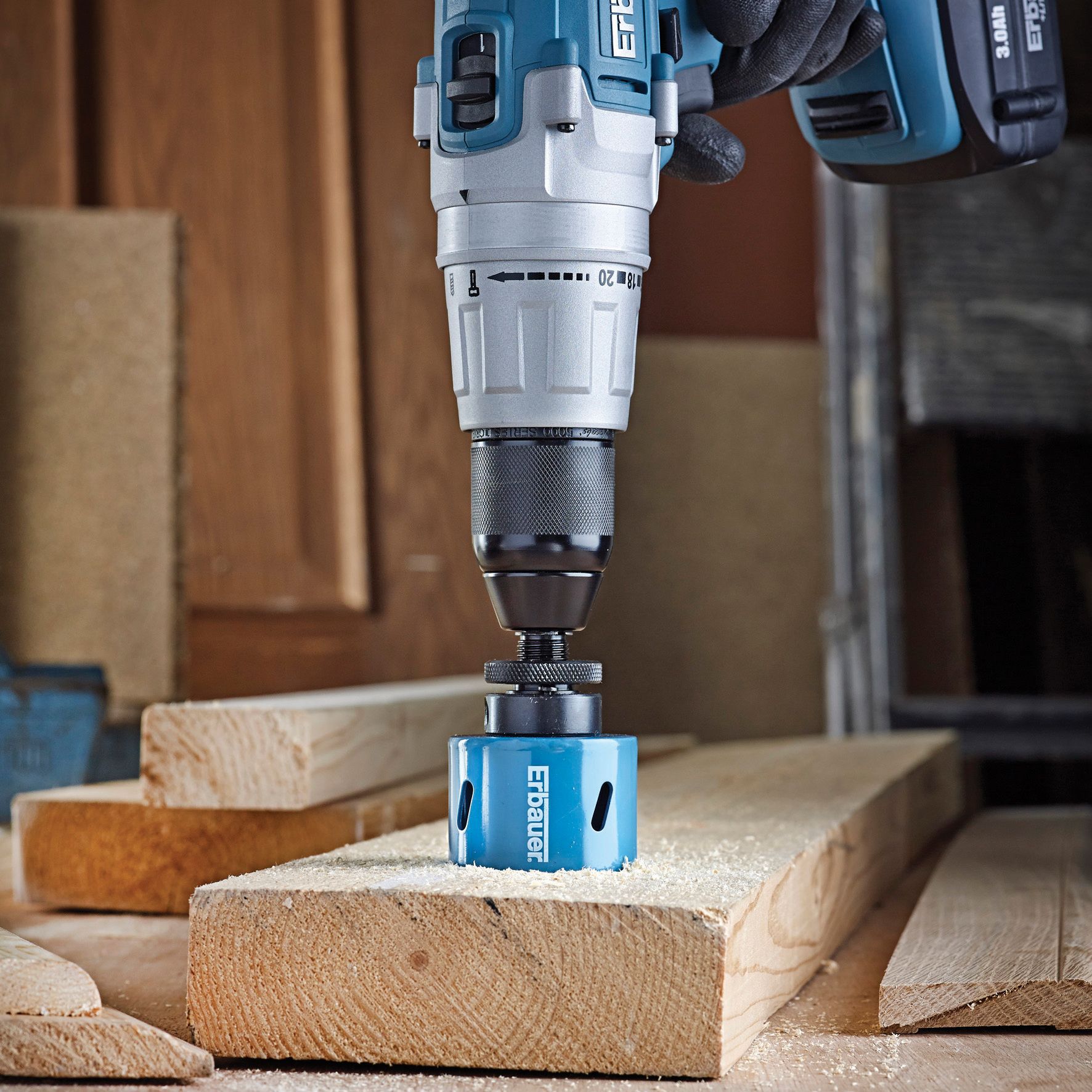 Erbauer M3 bi-metal Holesaw (Dia)86mm