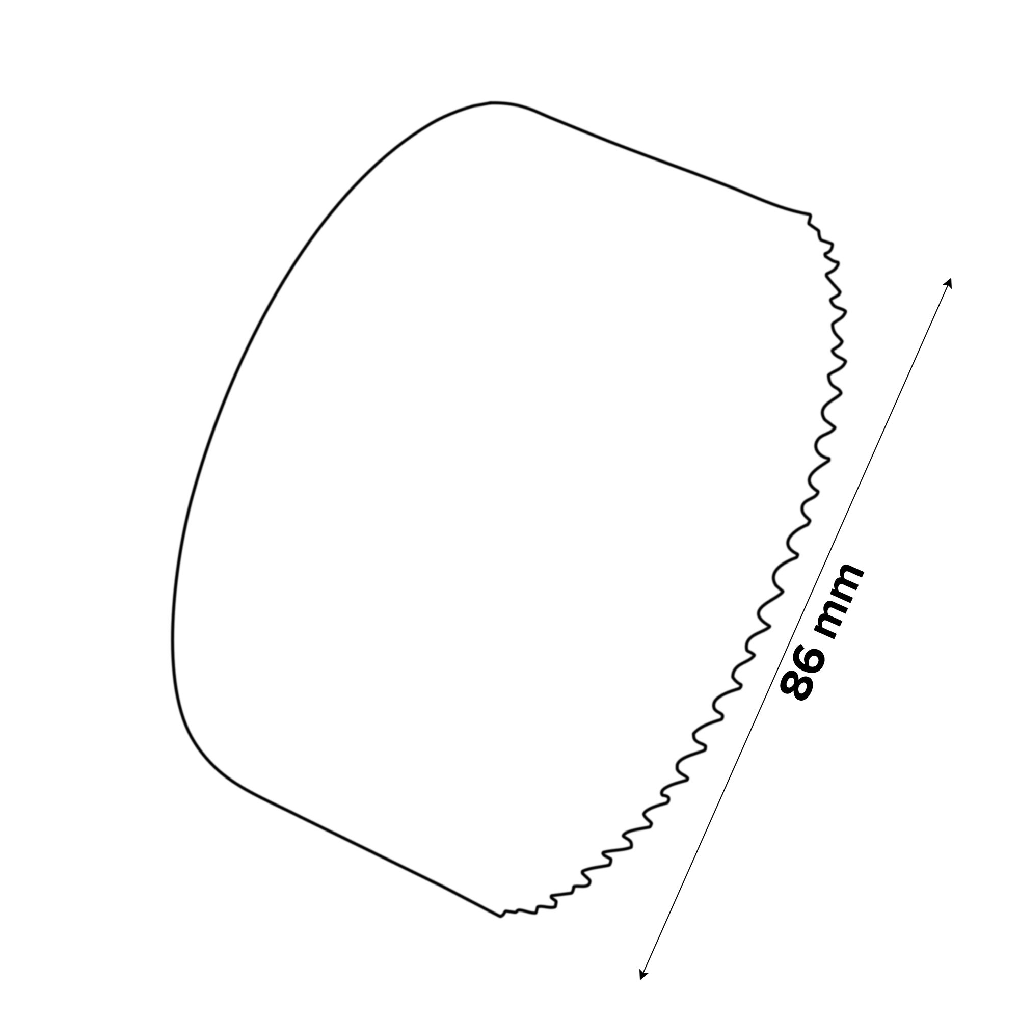 Erbauer M3 bi-metal Holesaw (Dia)86mm