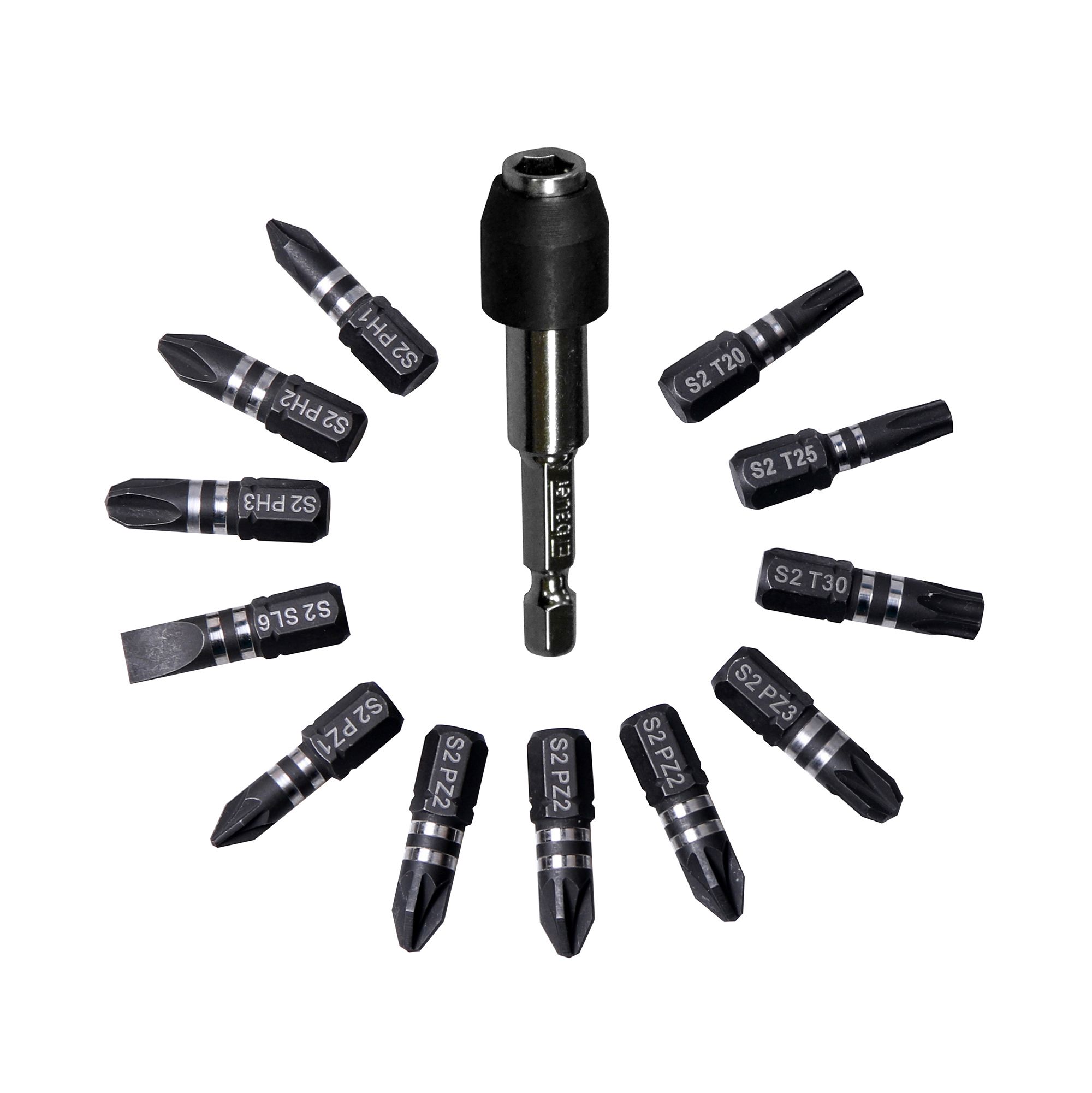 Erbauer mixed impact screwdriver deals bit set