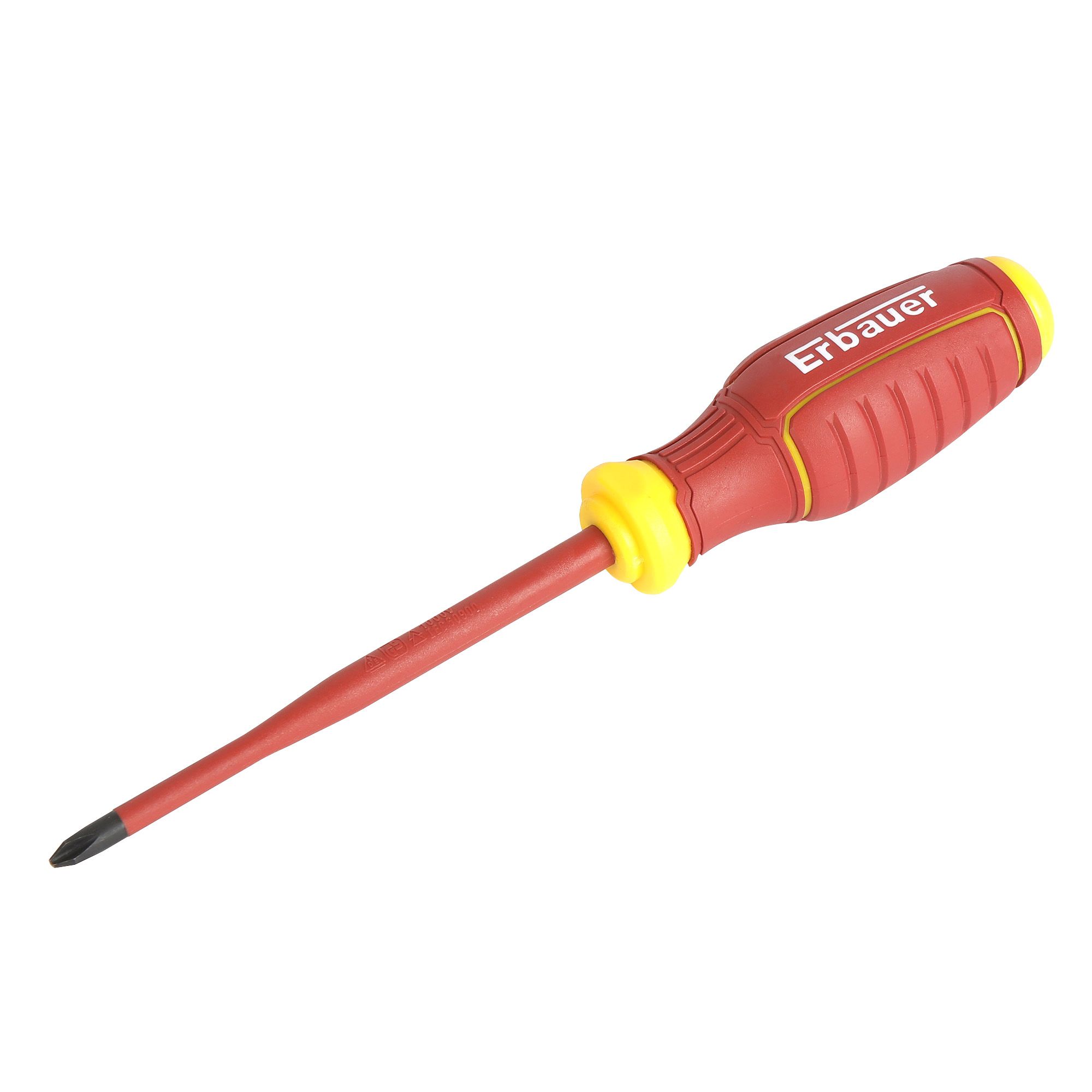 Erbauer Phillips VDE Screwdriver PH2 x 125mm | Tradepoint