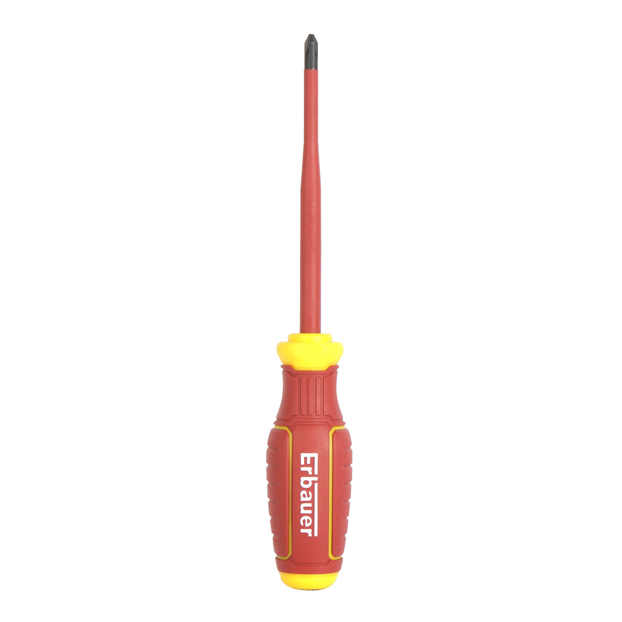 Erbauer Phillips VDE Screwdriver PH2 x 125mm | Tradepoint