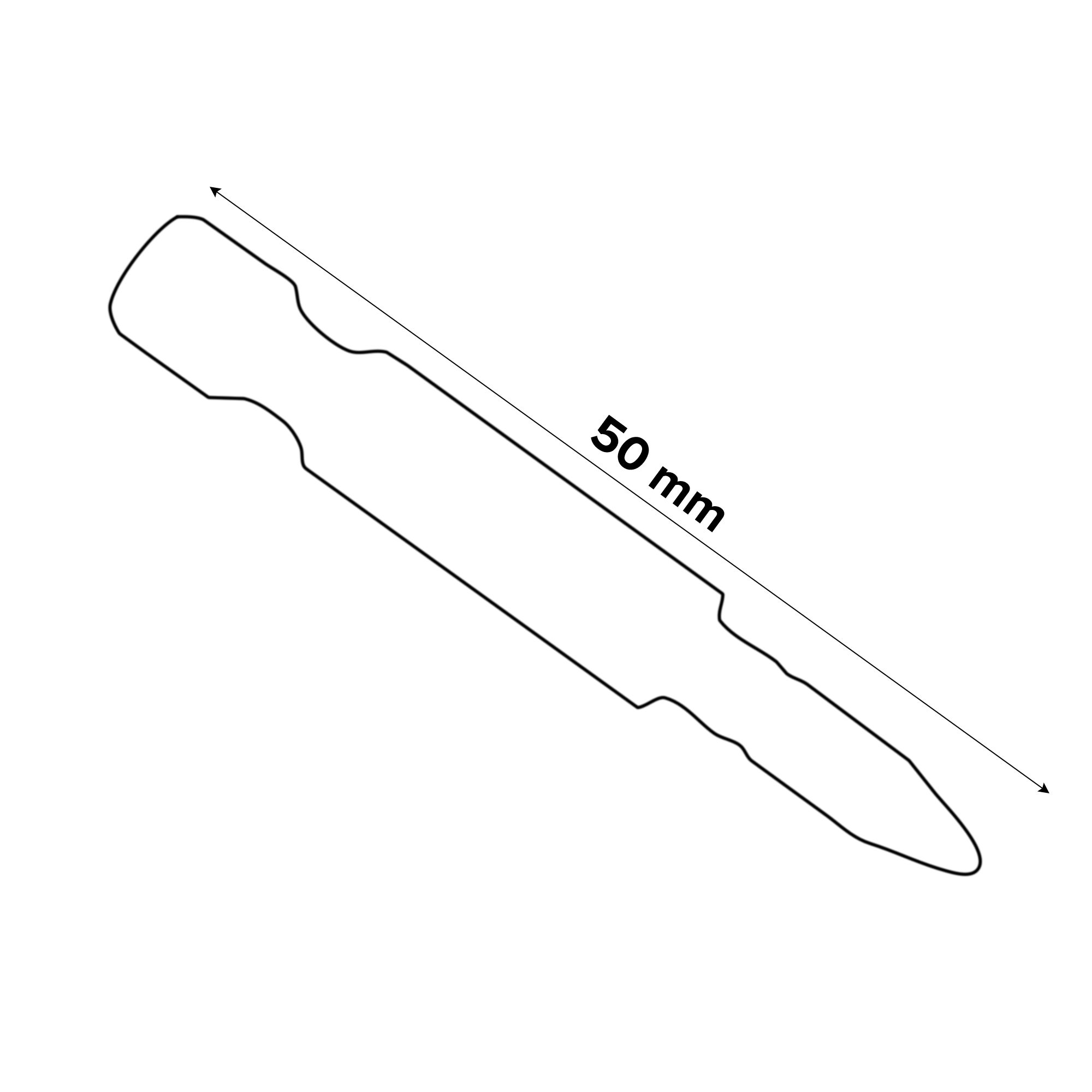 Erbauer PZ1 Impact Screwdriver bits (L)50mm, Pack of 3